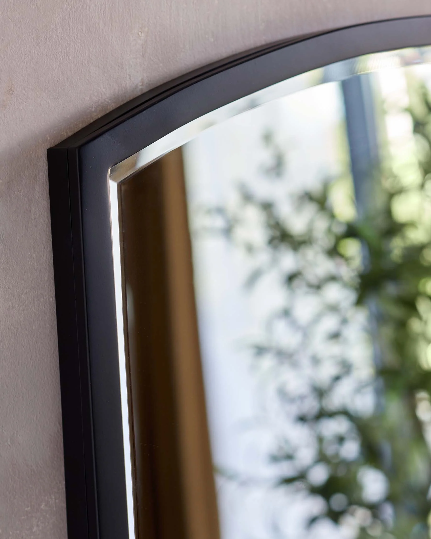 Hillard Large Full Length Leaner Mirror Black - Image 3