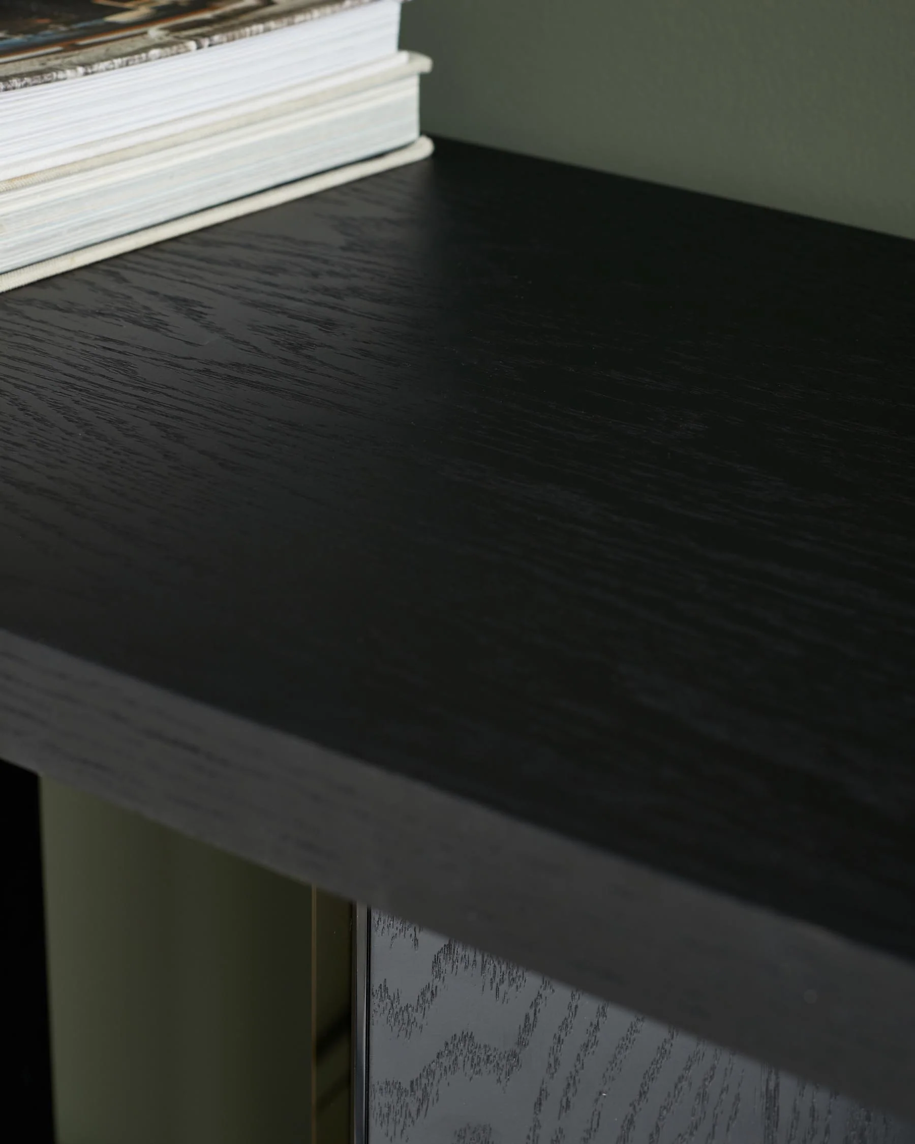 Holland black ash console table - Image 6