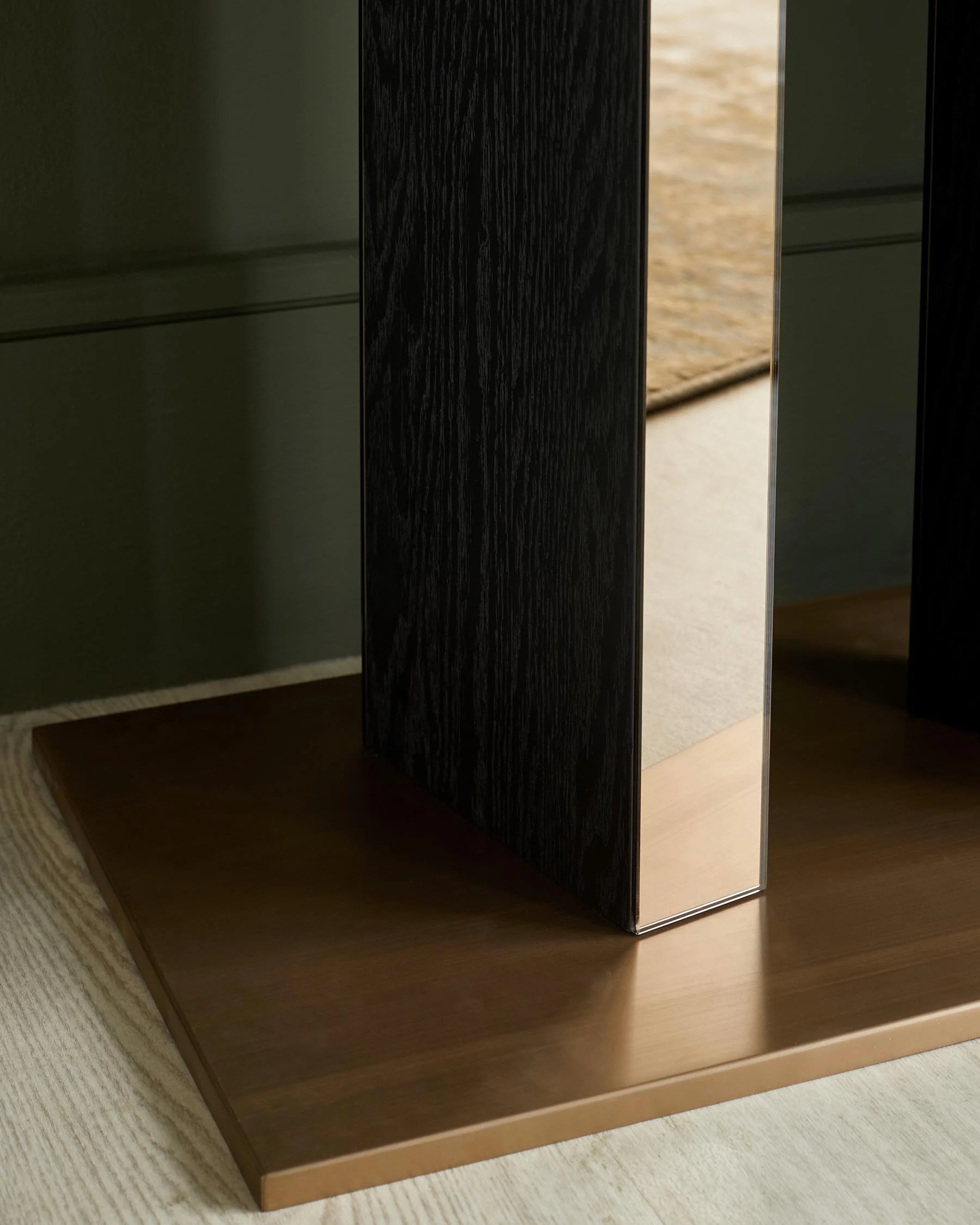 Holland black ash console table - Image 8