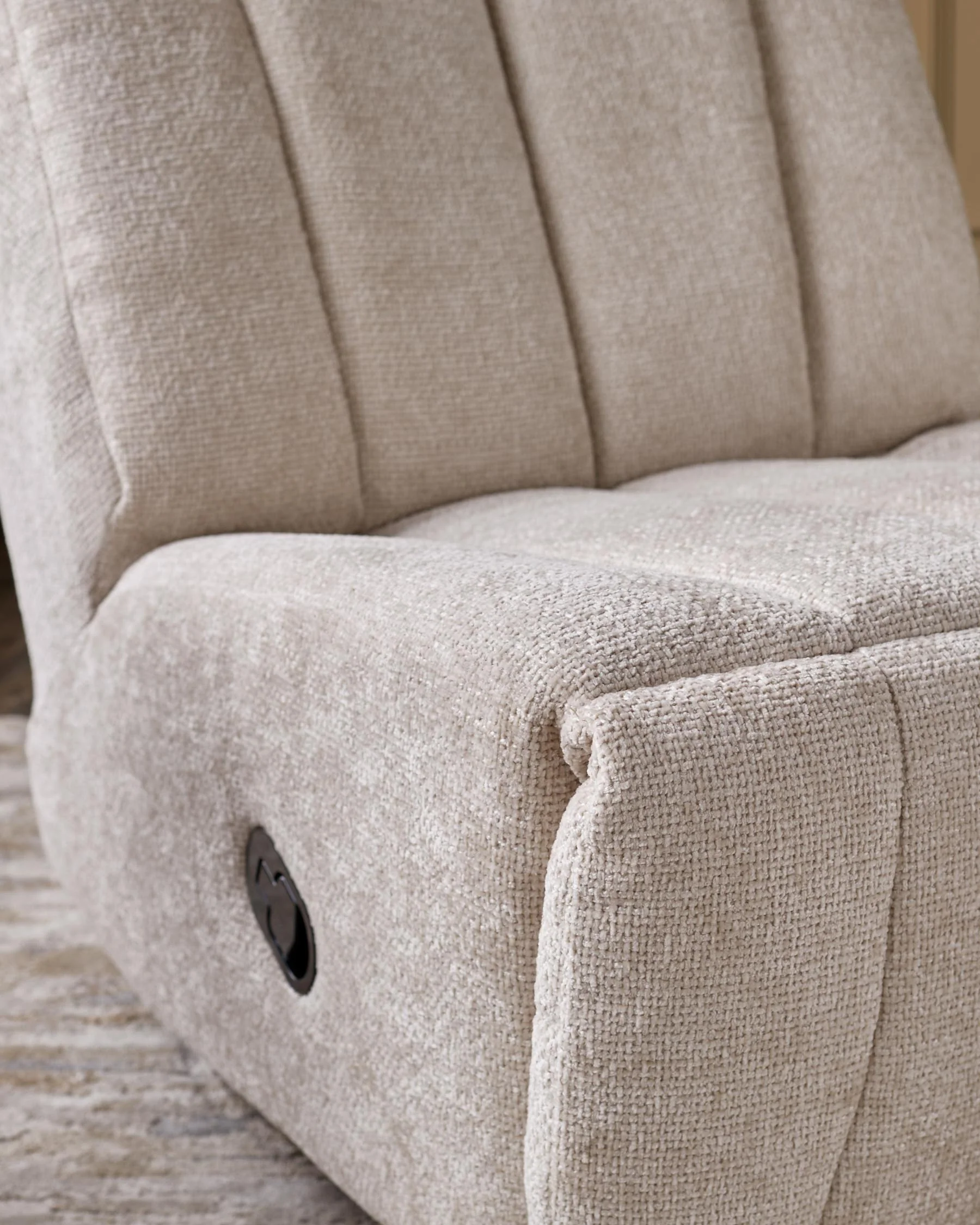 Jayla Natural Chunky Weave Rocking Swivel Recliner - Image 9