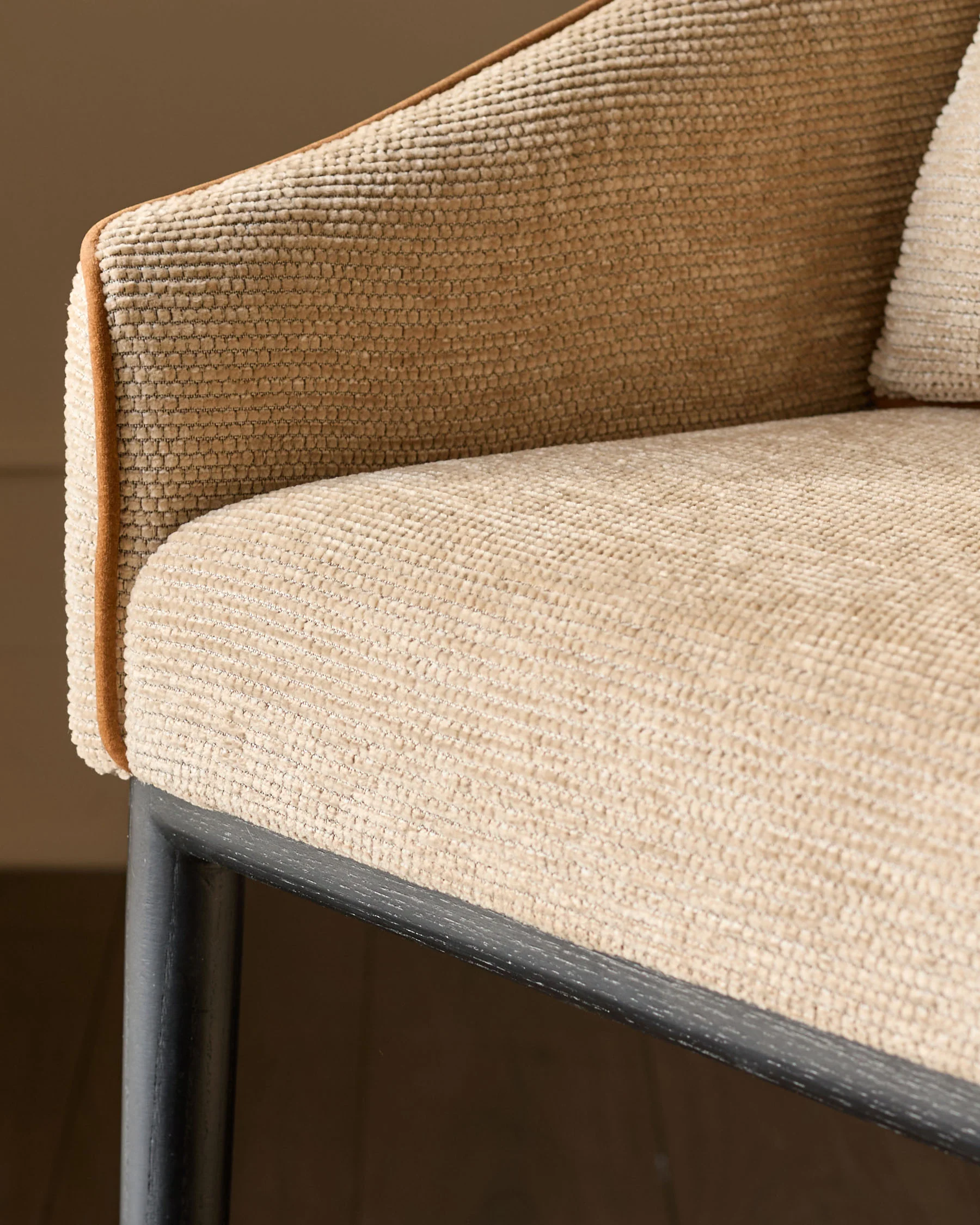 Julep honey fabric bar stool - Image 7