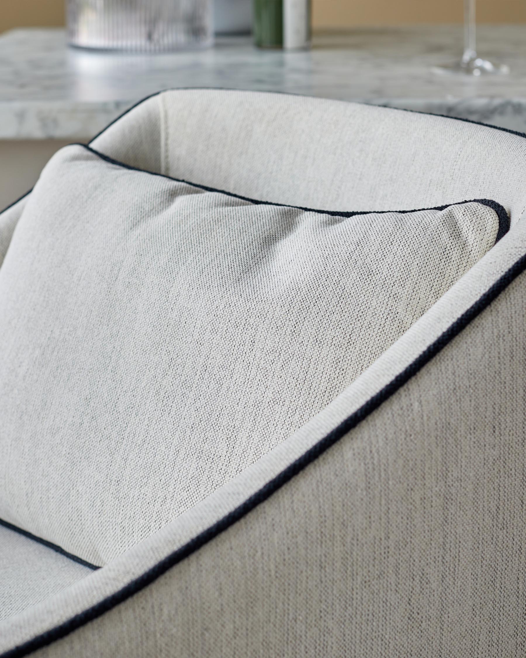 Julep ivory dual tone fabric bar stool - Image 11