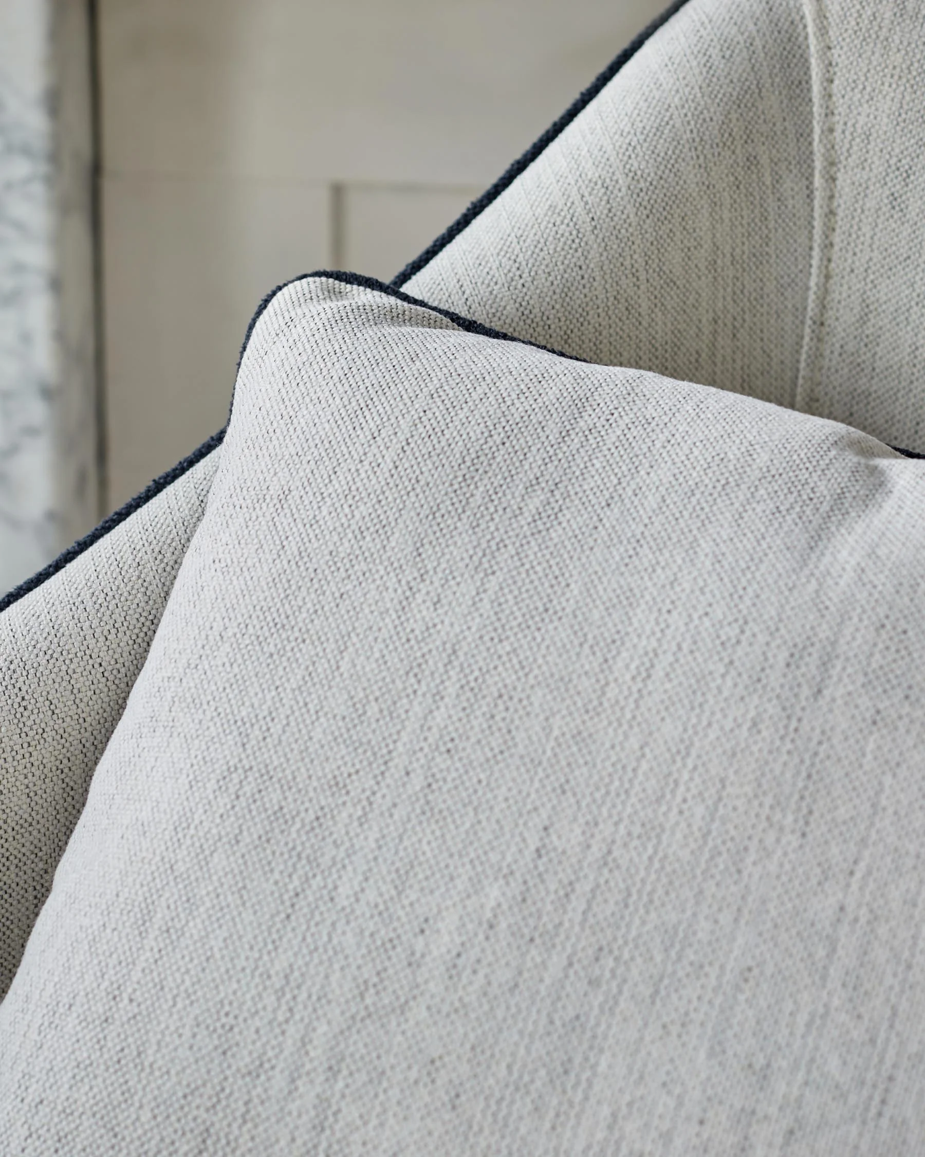 Julep ivory dual tone fabric bar stool - Image 9