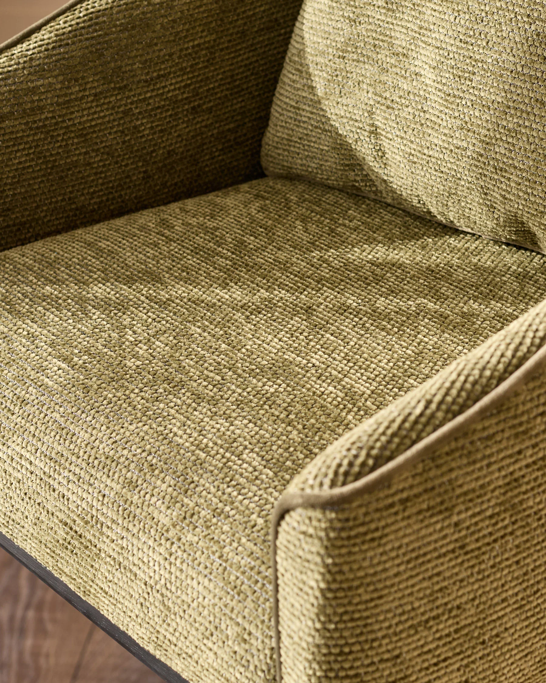 Julep olive green fabric bar stool - Image 8