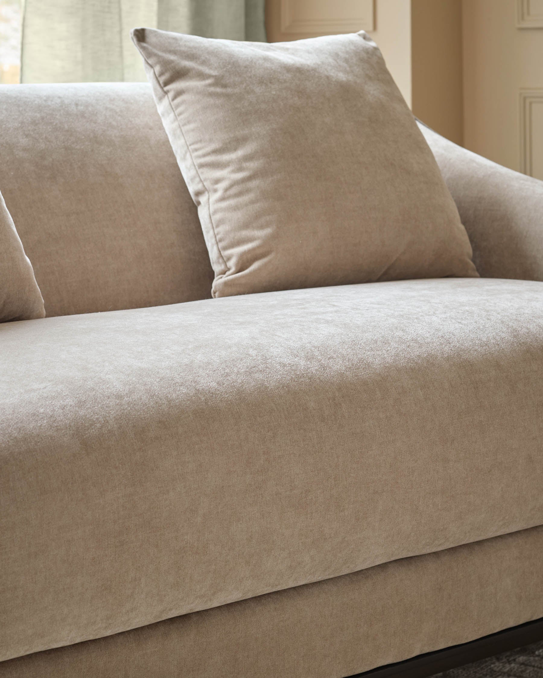 Julep champagne fabric 2 seater sofa - Image 10