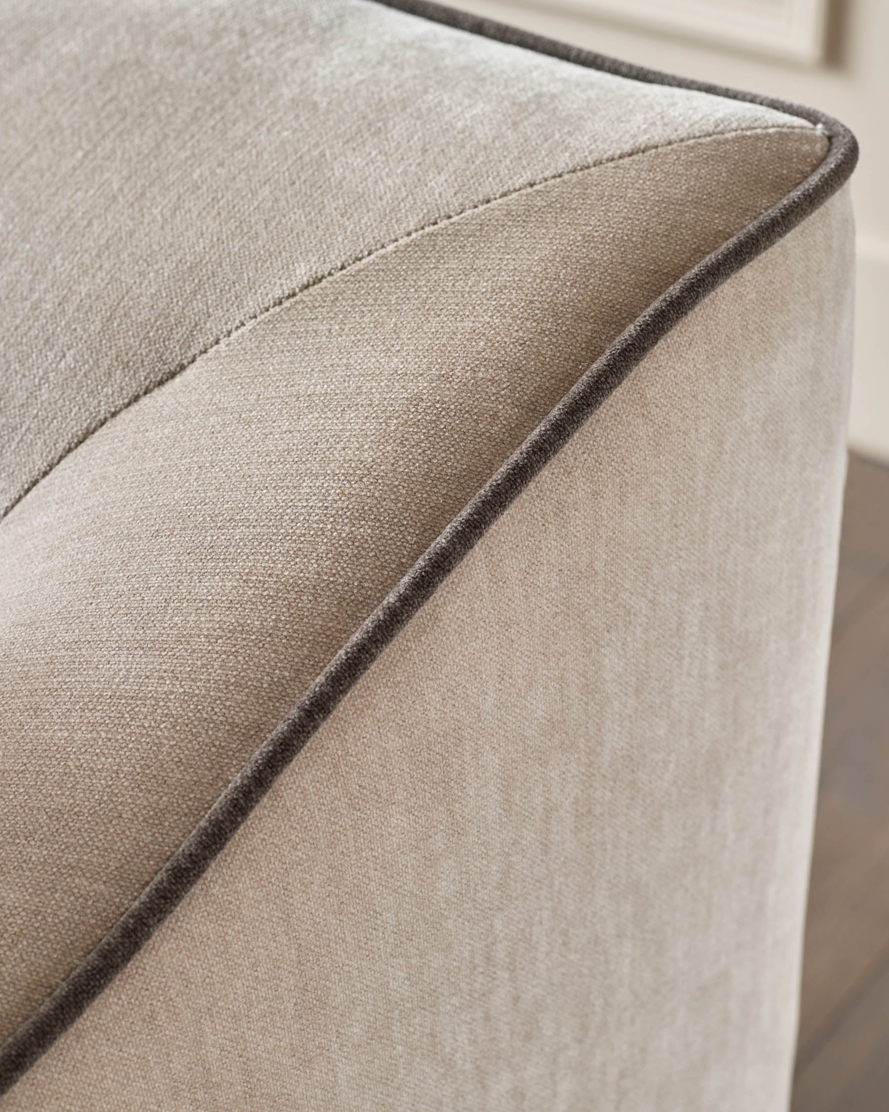 Julep champagne fabric 2 seater sofa - Image 5