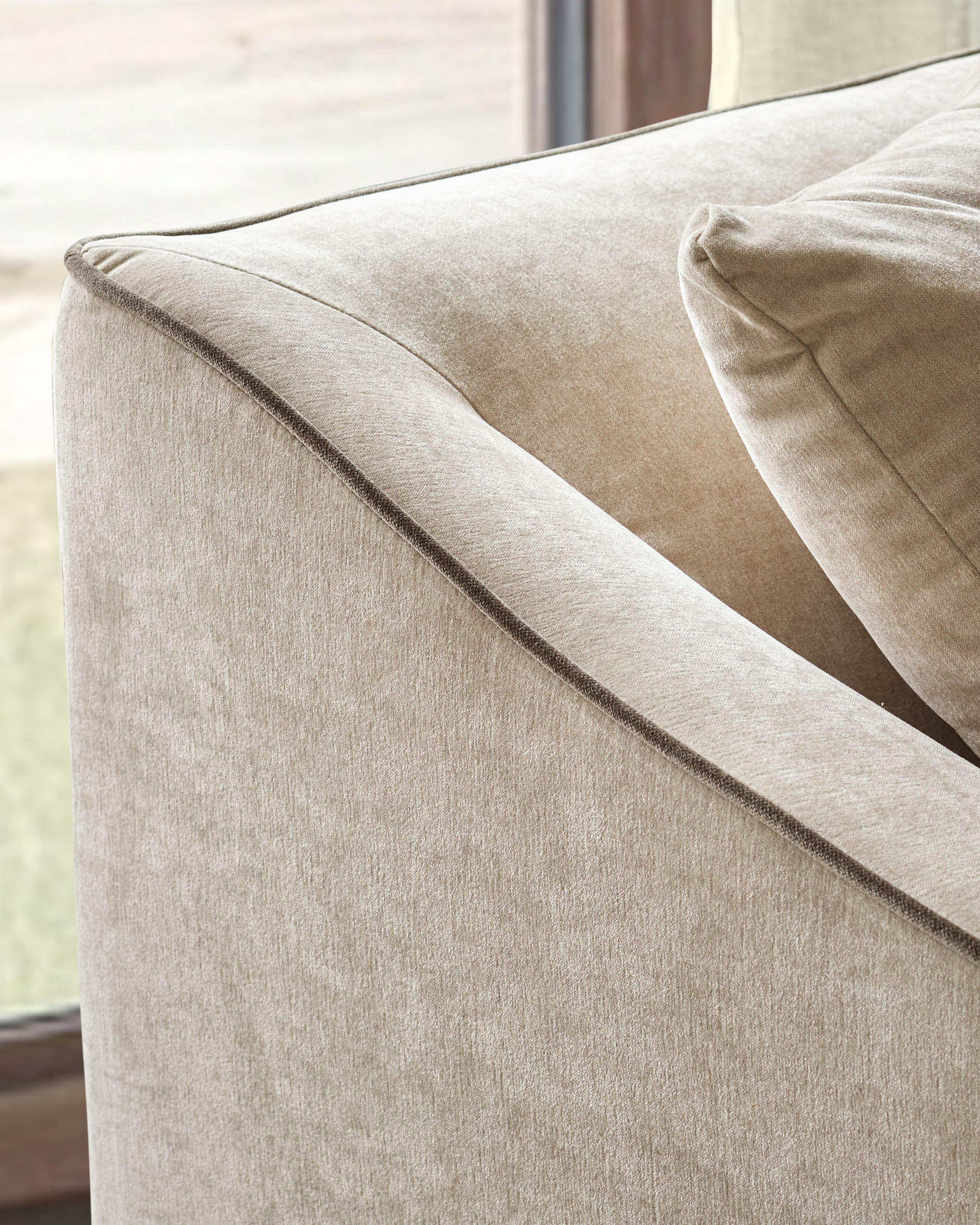 Julep champagne fabric 2 seater sofa - Image 8