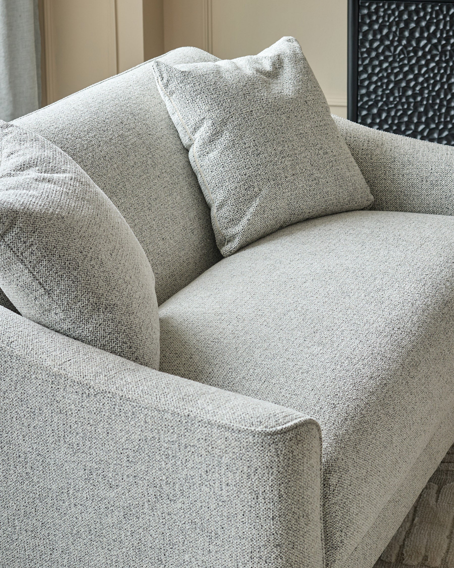 Julep grey fabric 2 seater sofa - Image 4