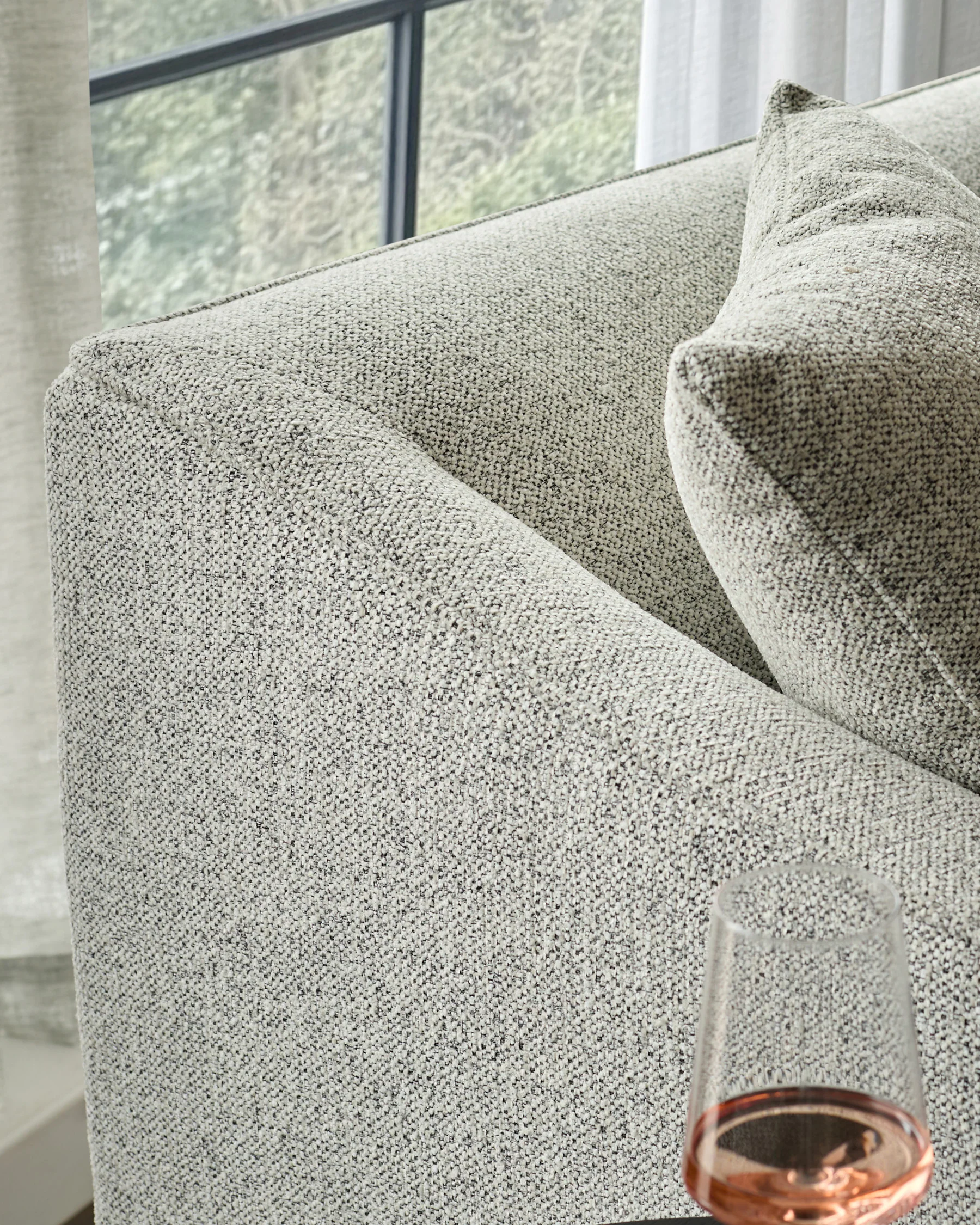 Julep grey fabric 2 seater sofa - Image 5