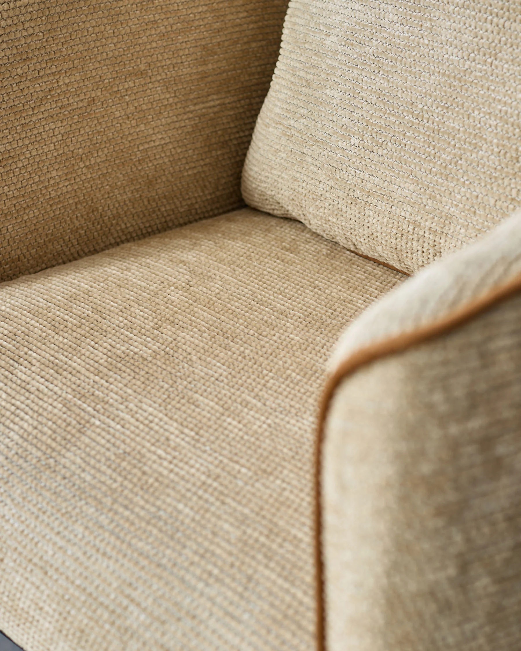 Julep honey fabric dining chair - Image 7