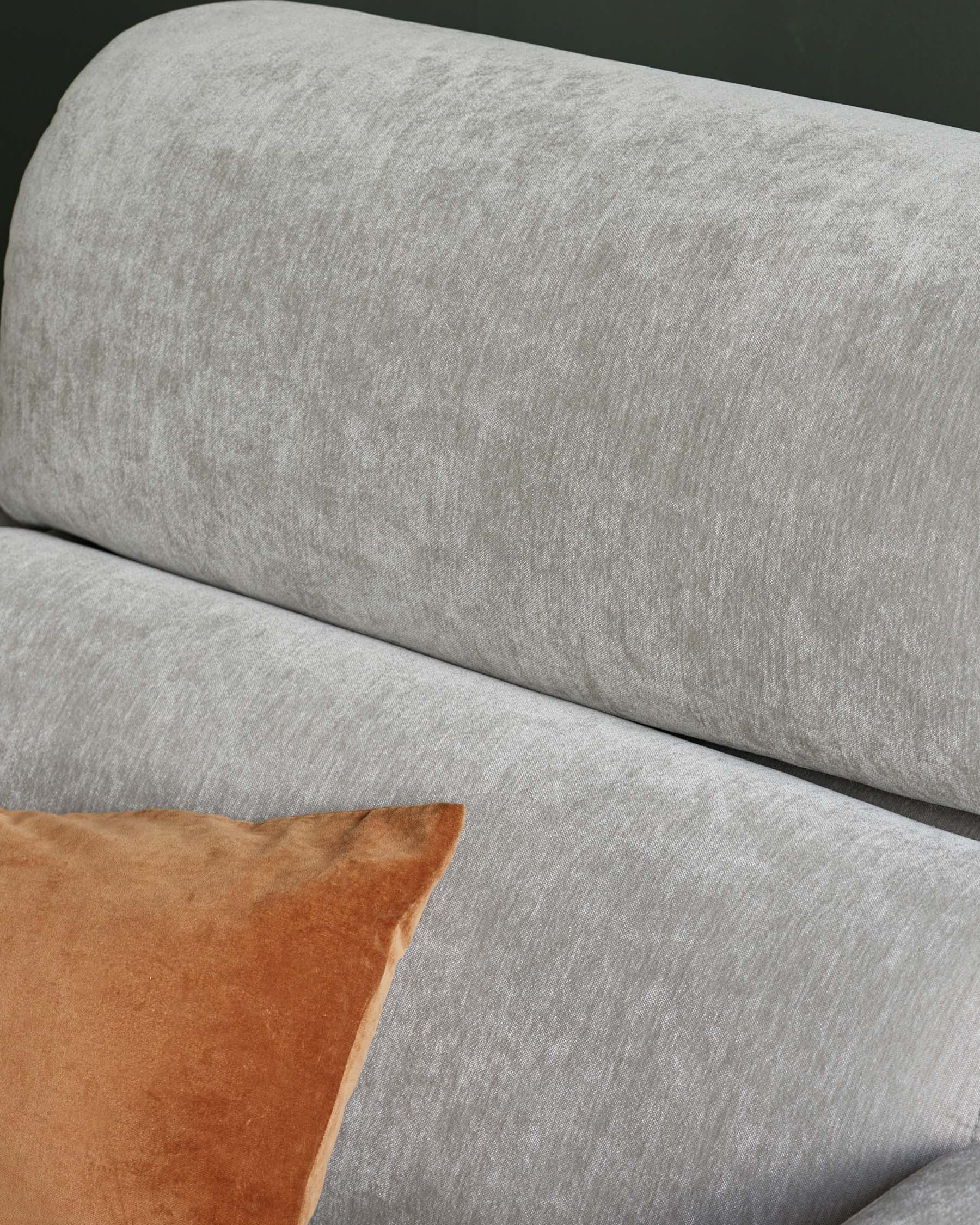 Kenzie light grey fabric recliner 2 seater sofa - Image 5