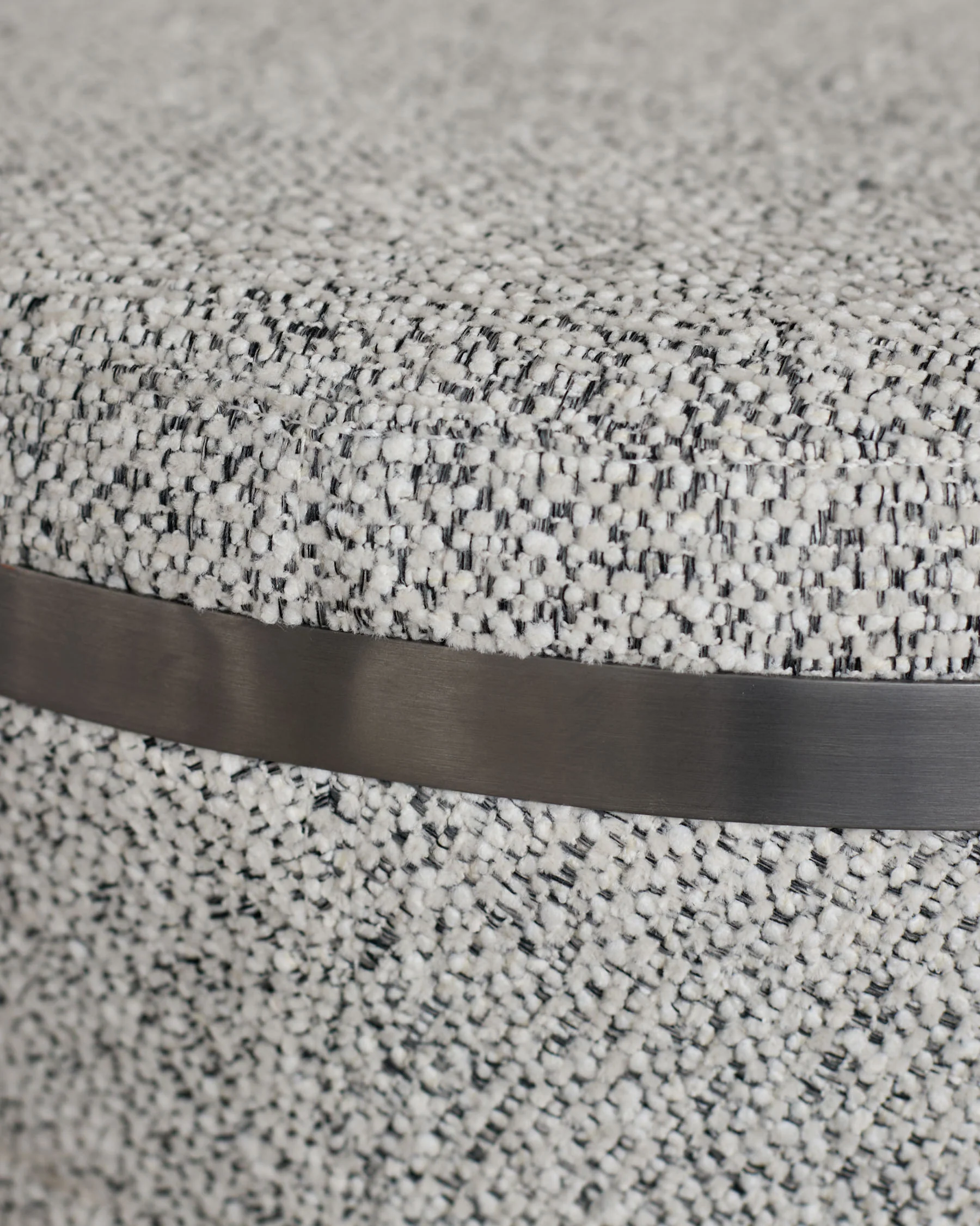 Kian grey fabric gas lift bar stool - Image 7