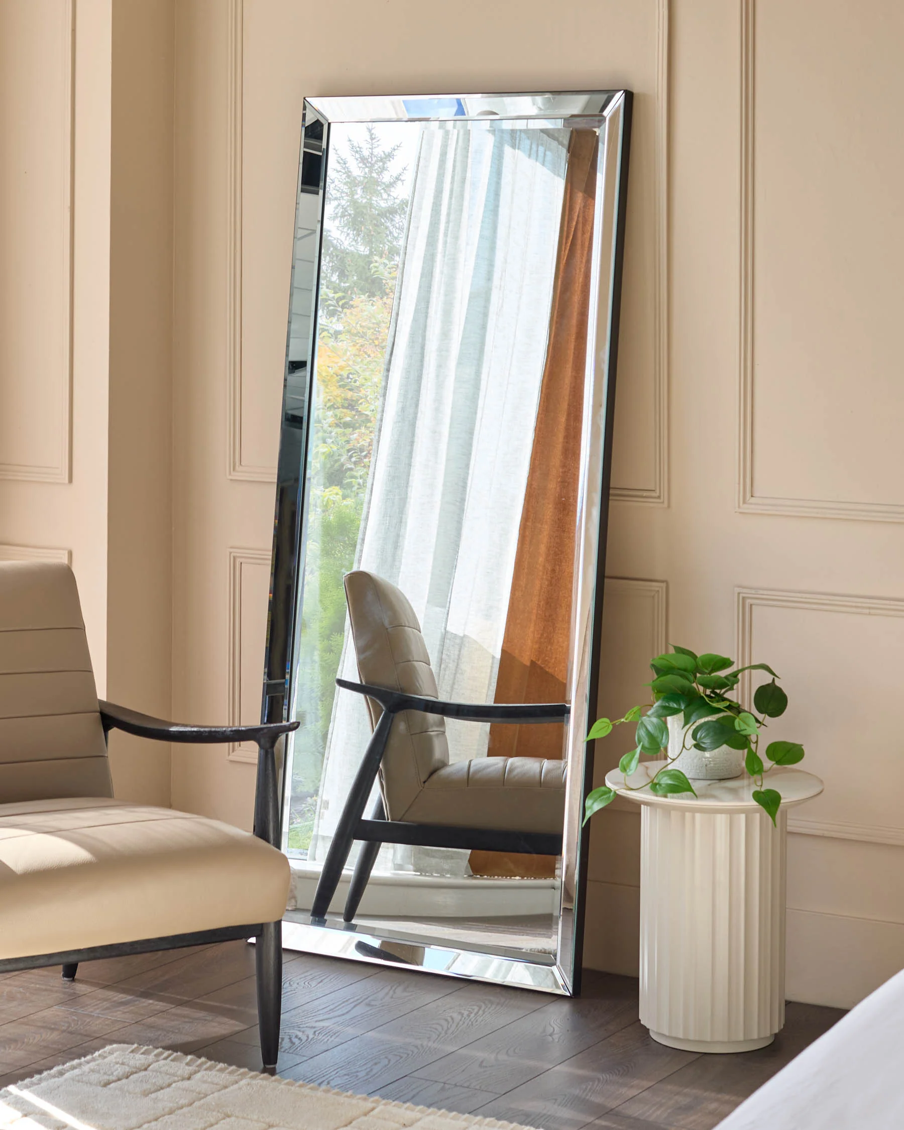 Lamont Large Full Length Leaner Mirror Plain