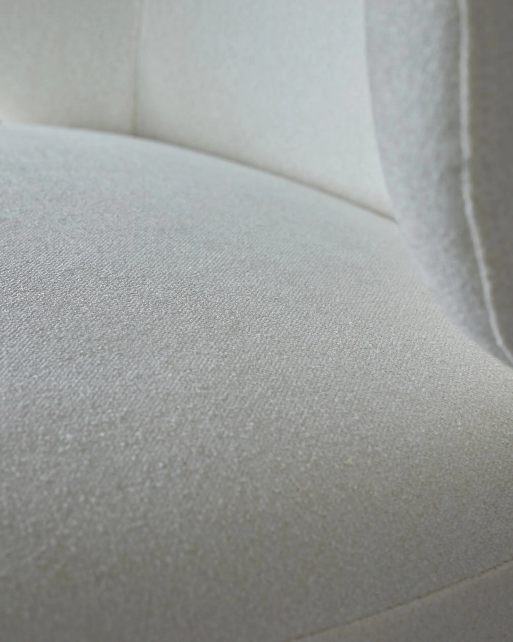 Landon ivory boucle swivel accent chair - Image 5