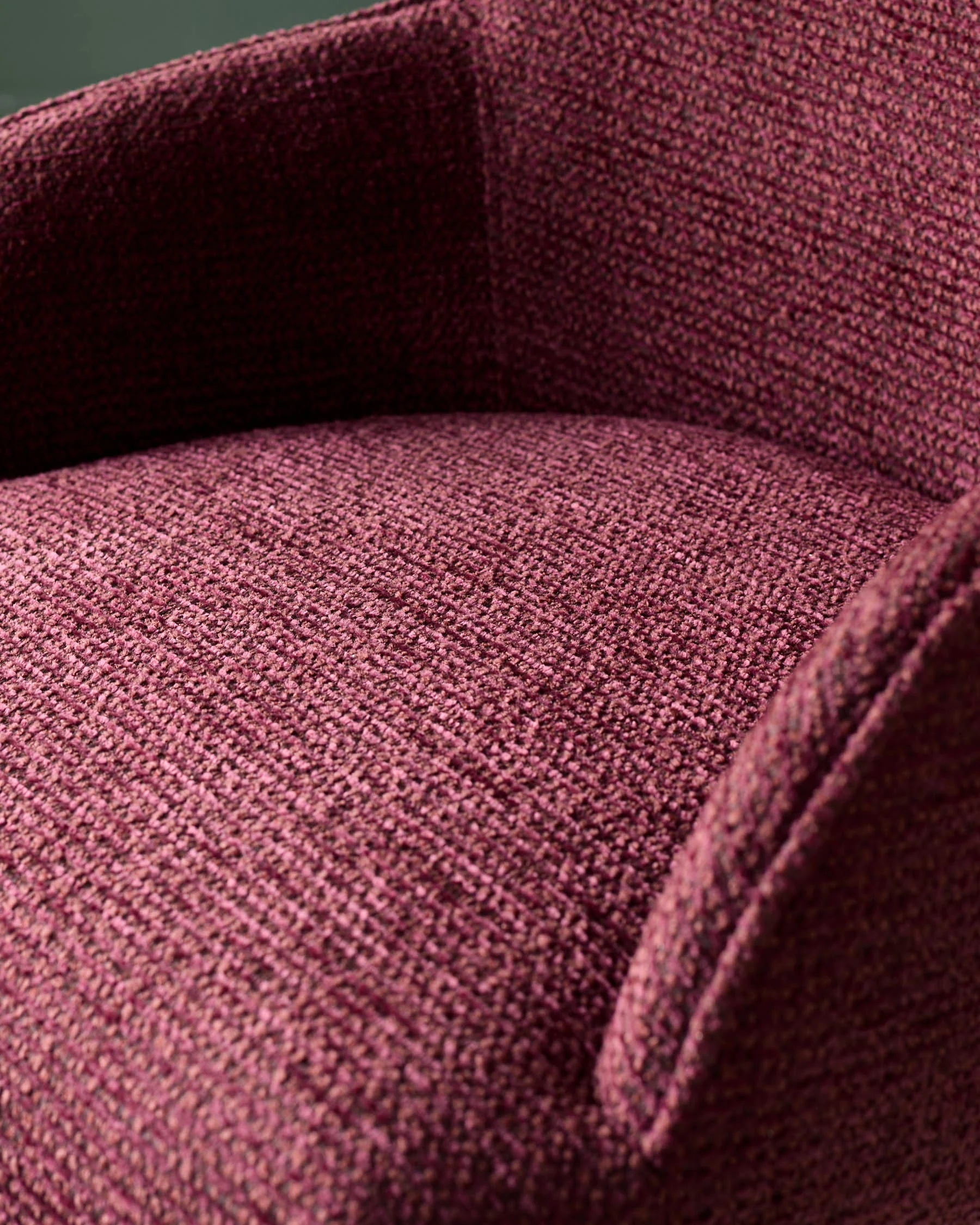 Lani berry red chunky fabric bar stool - Image 10