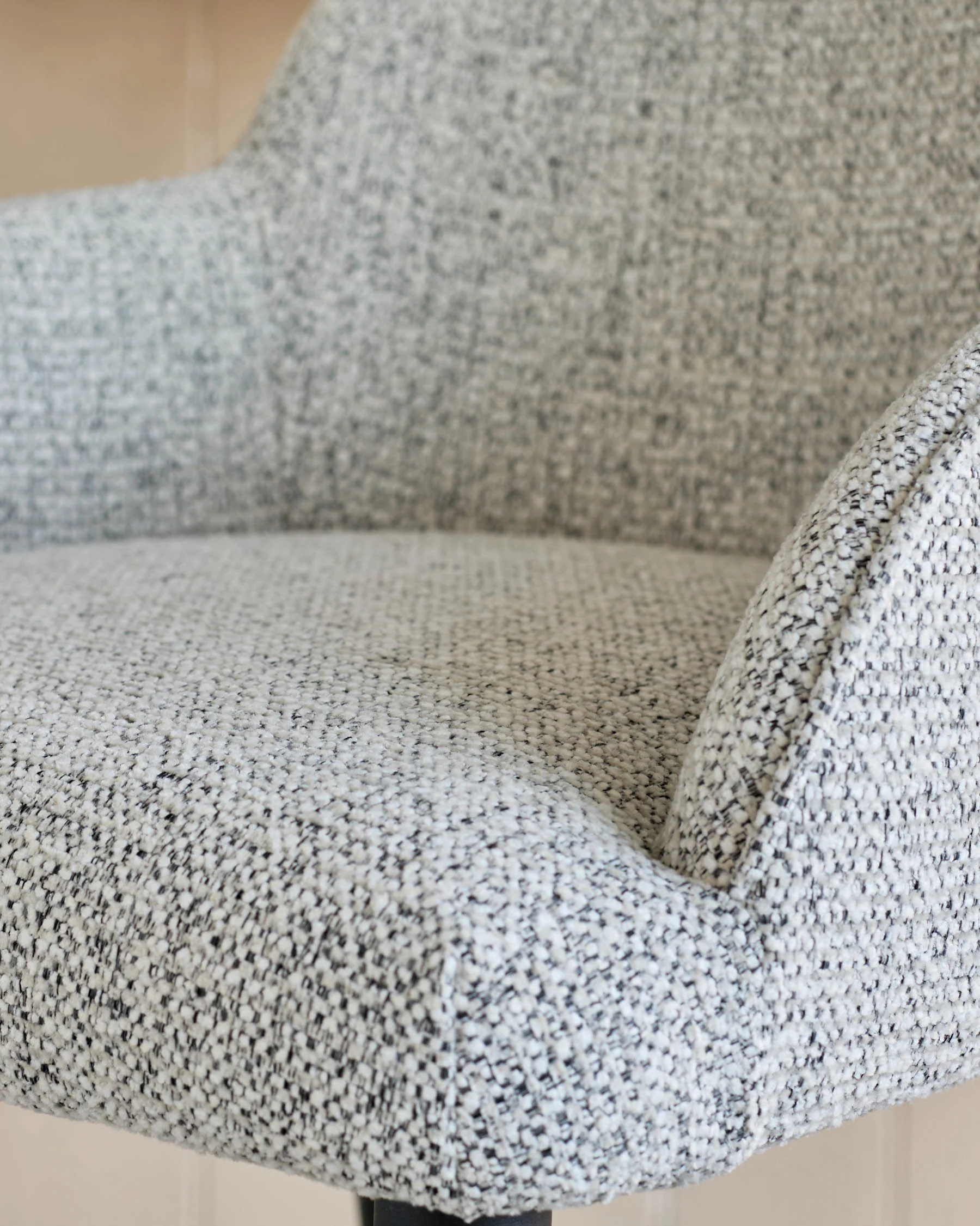 Lani grey fabric bar stool - Image 5