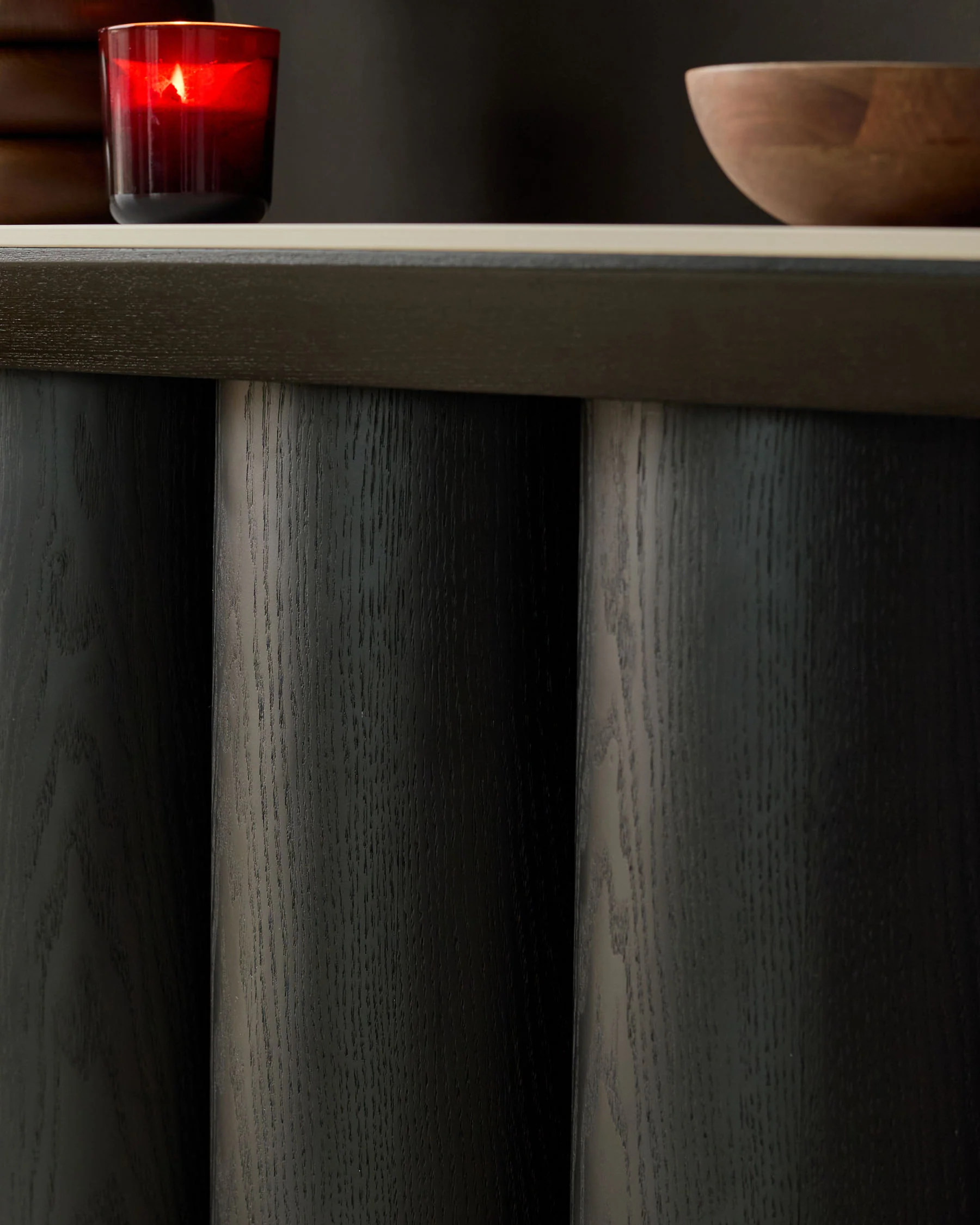 Lena white calacatta console table - Image 8