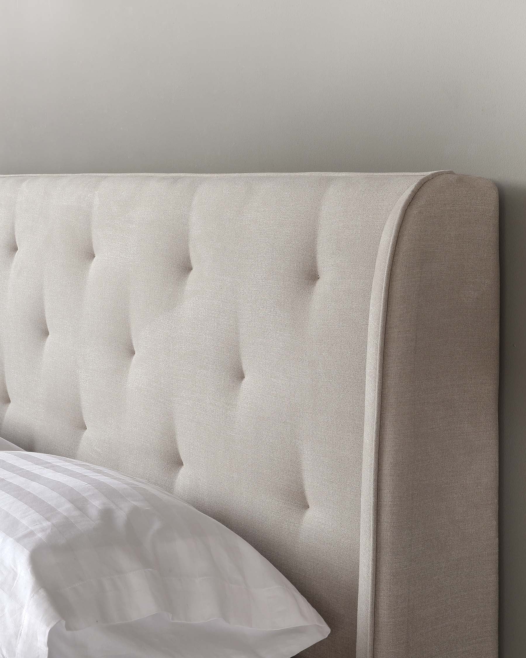 Lenora Cream Fabric Double Ottoman Storage Bed - Image 4