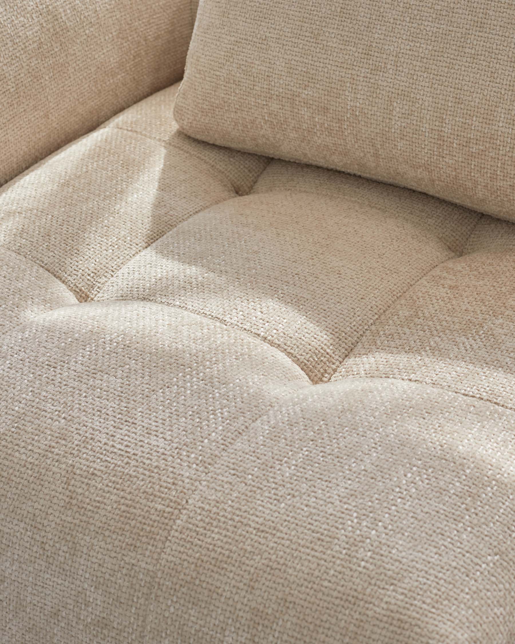 Lillian natural weave 3 seater sofa - Image 4