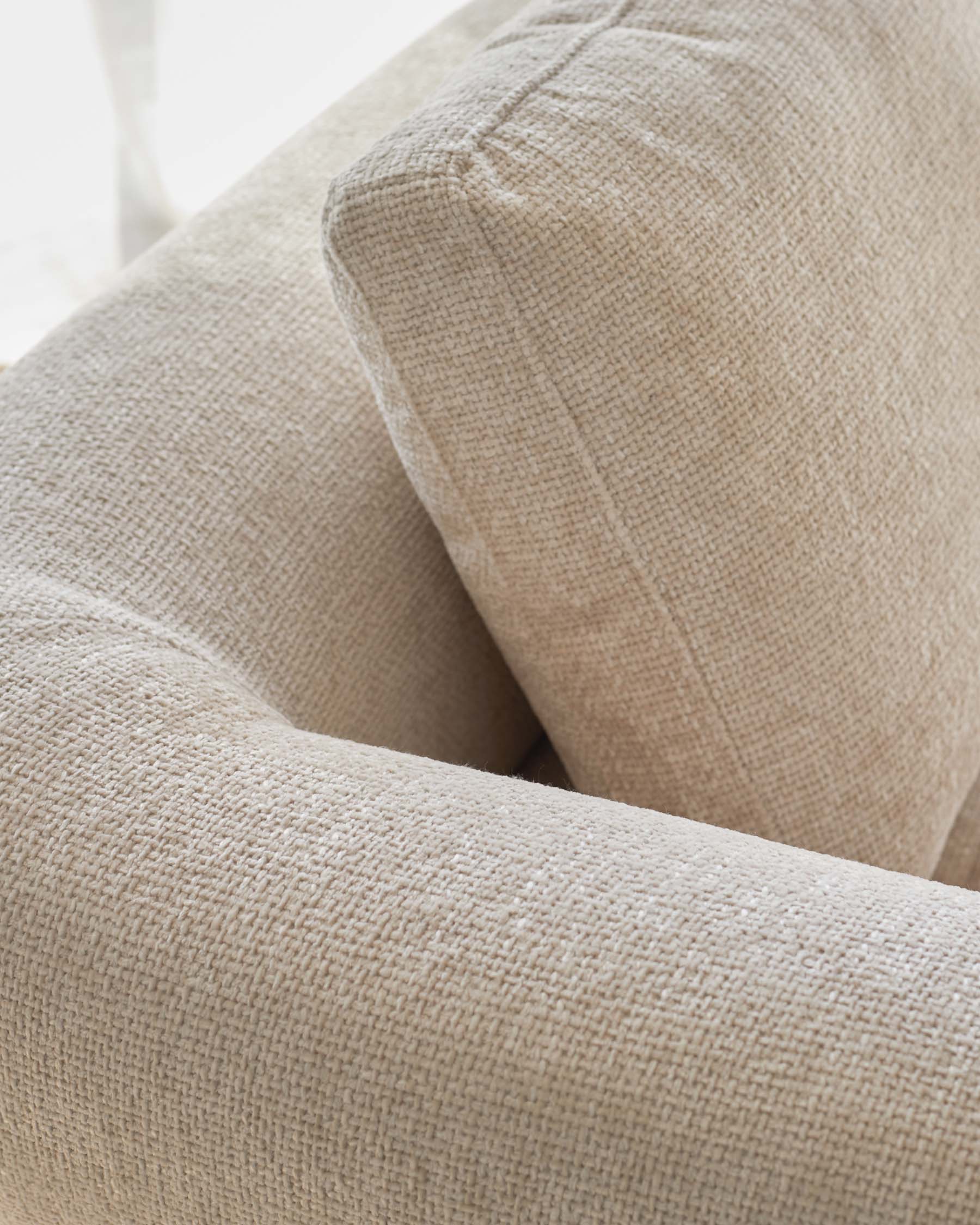 Lillian natural weave 3 seater sofa - Image 7
