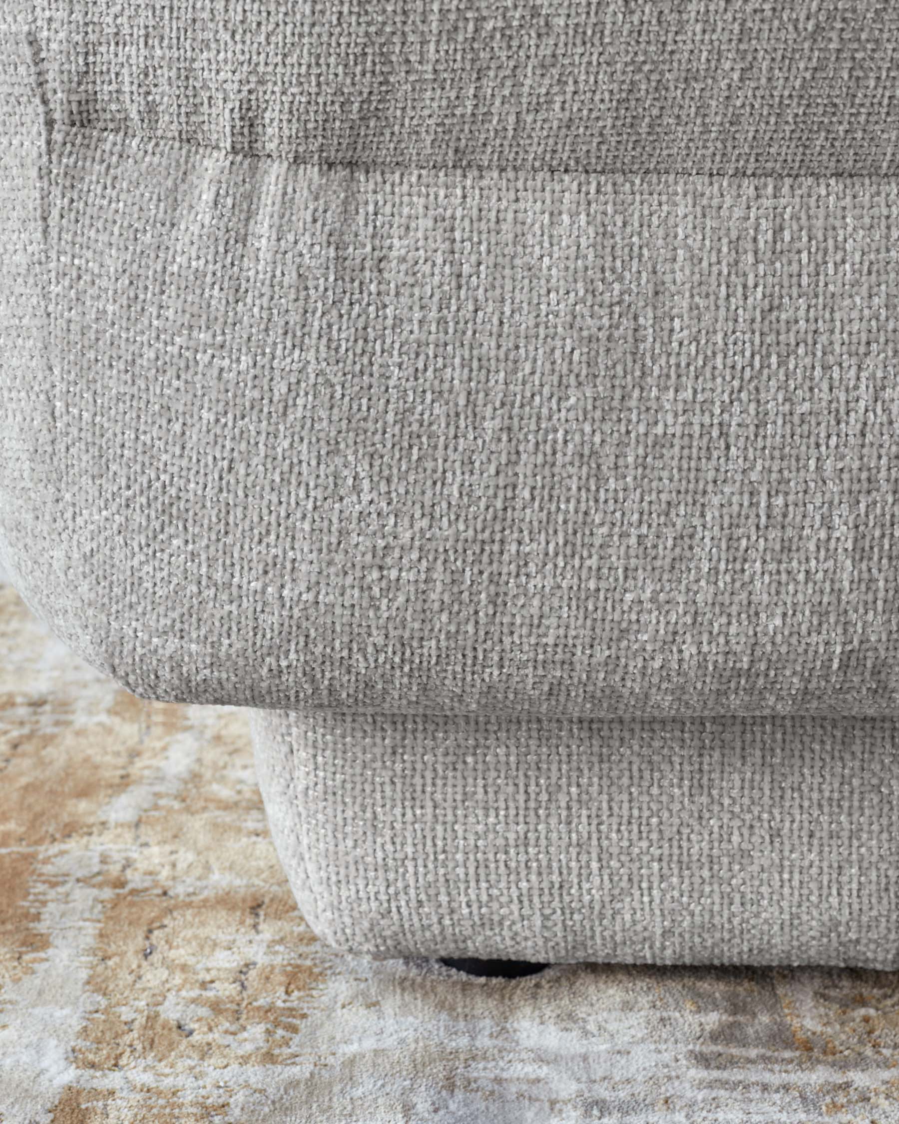 Lillian light grey fabric sofa module - Image 6