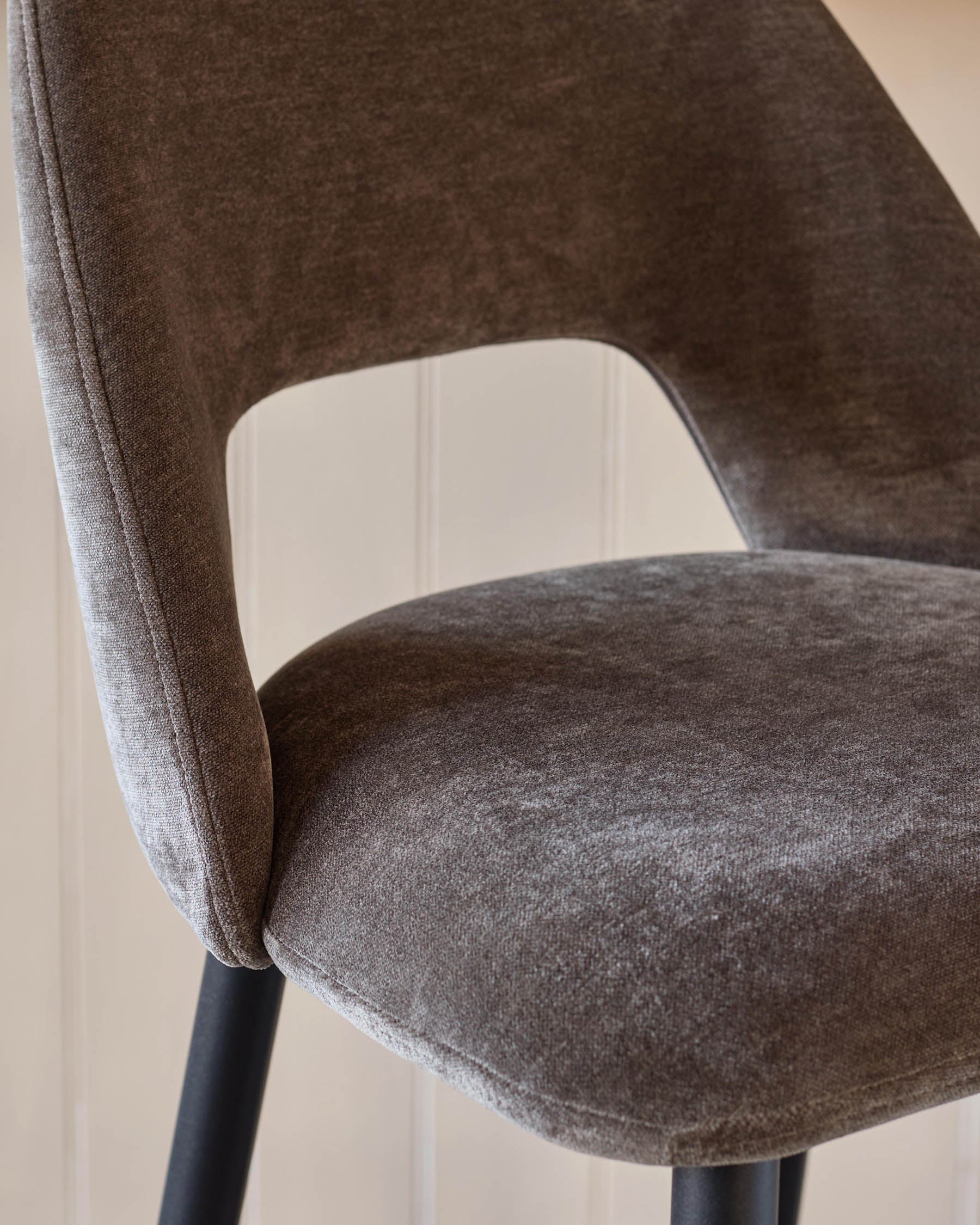 Lottie mocha fabric bar stool - Image 5