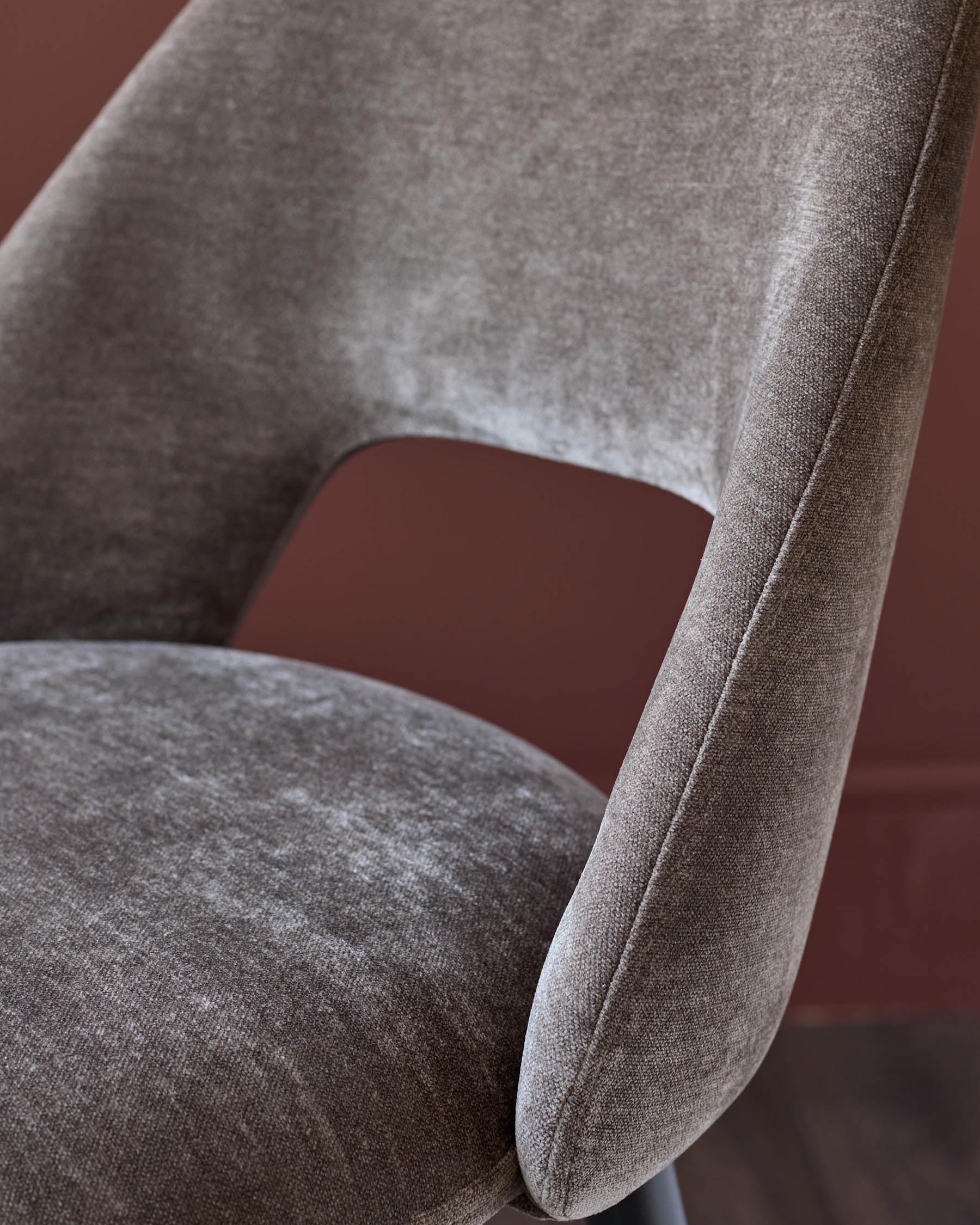 Lottie mocha fabric bar stool - Image 7