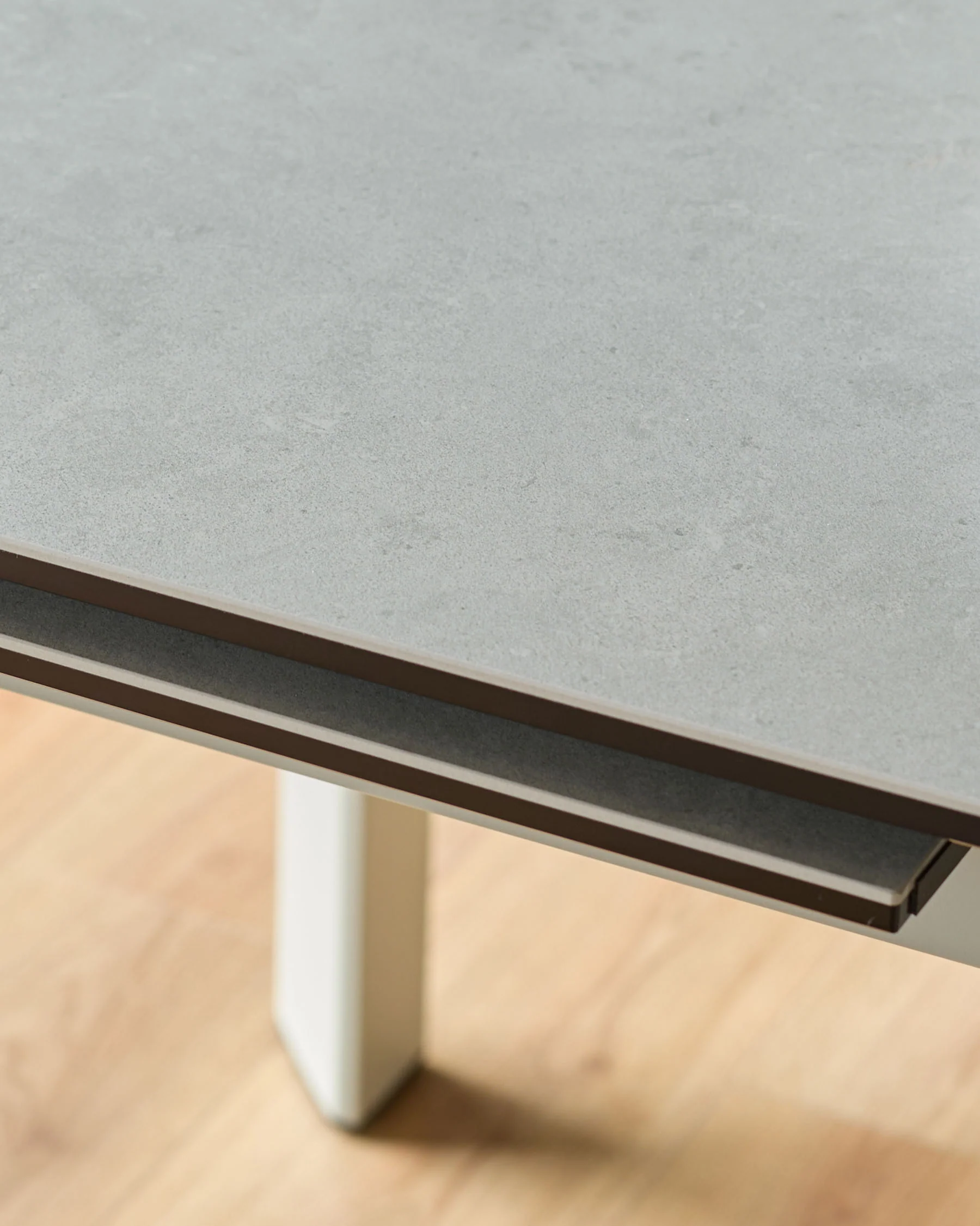 Louis Light Grey Ceramic Extending 6 To 8 Seater Dining Table - Image 8