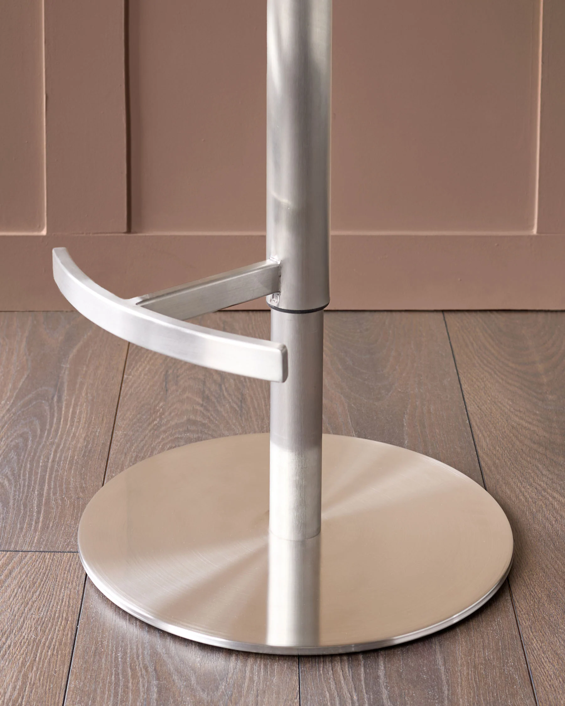 Ludo Teal Fabric Gas Lift Bar Stool - Image 7