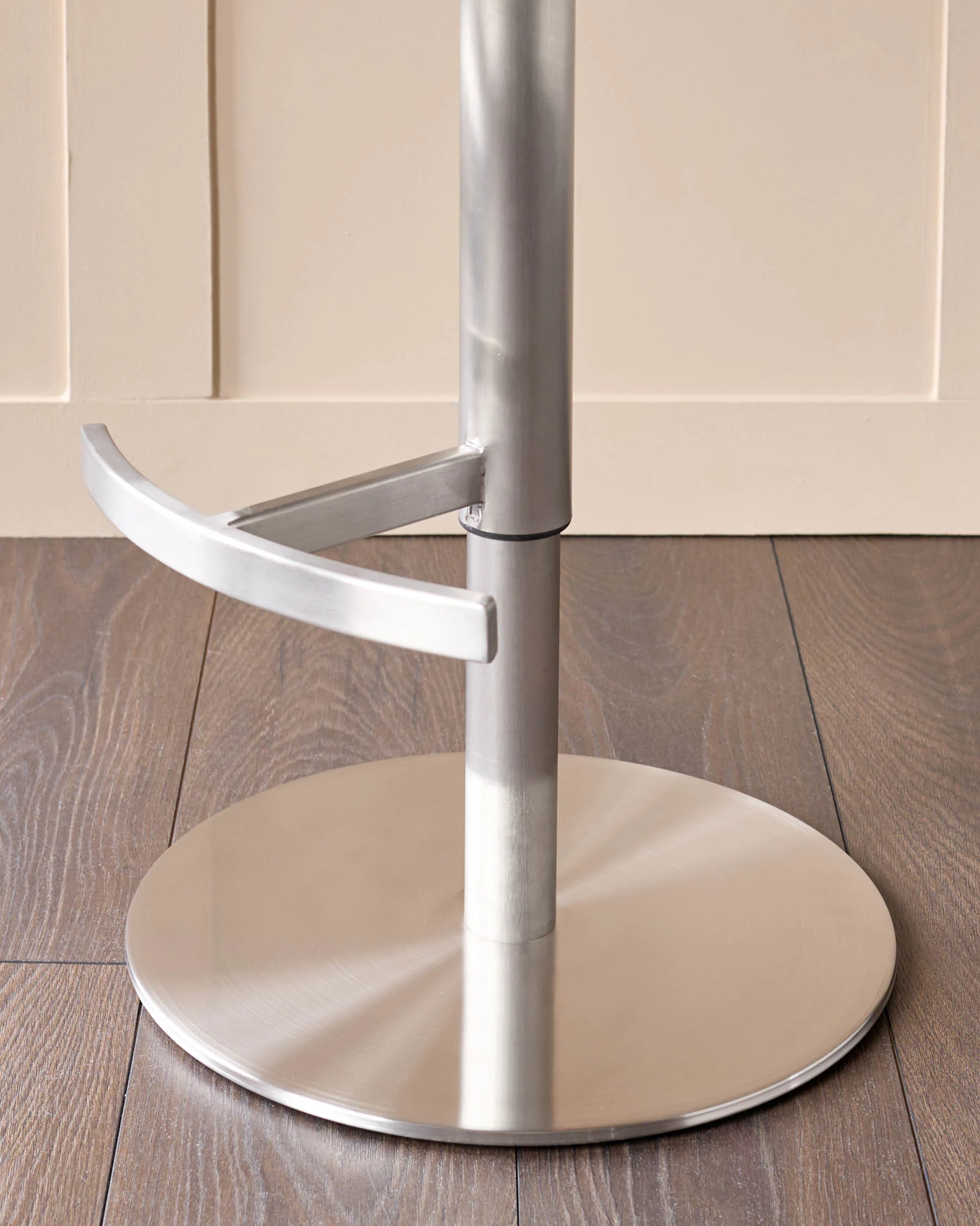 Ludo Yellow Fabric Gas Lift Bar Stool - Image 6