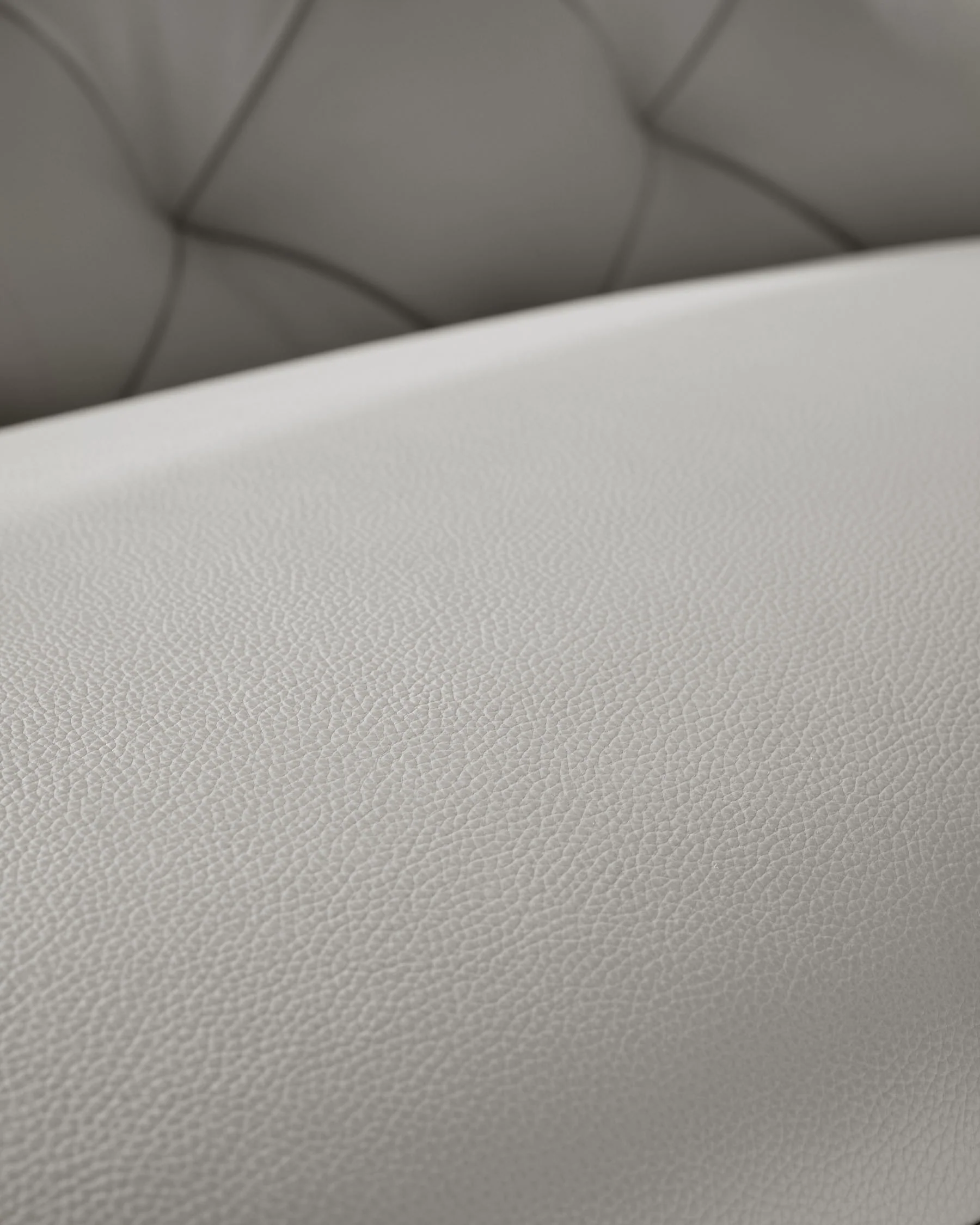 Luxe natural grey leather with dark wood 3 seater sofa - Image 7