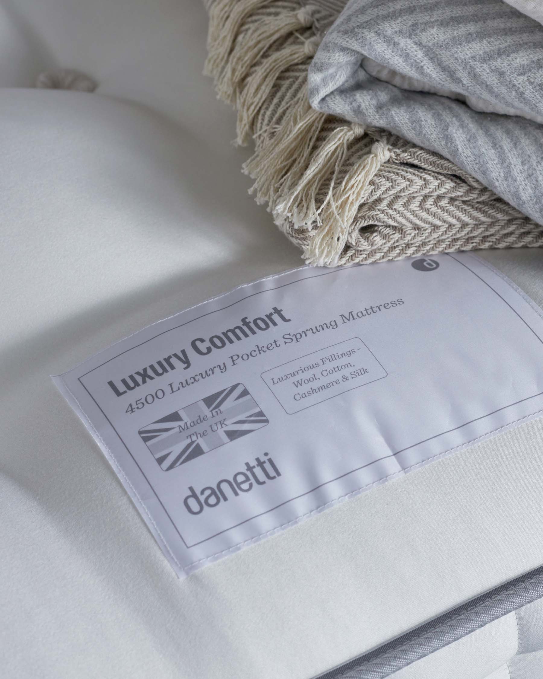 Luxury Comfort 4,500 Pocket Spring Medium Double Mattress - Image 8