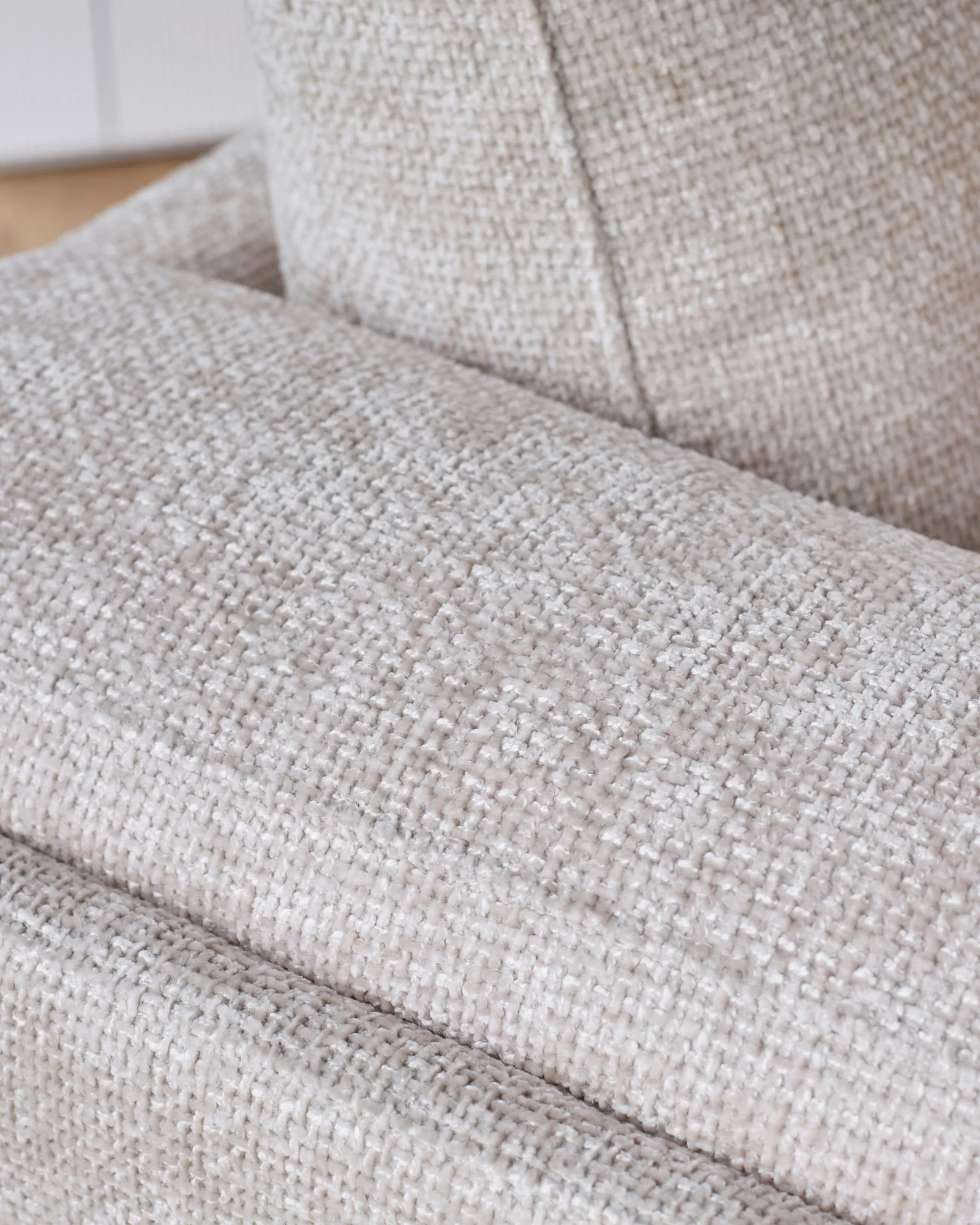Lynetta natural weave small corner sofa - Image 5