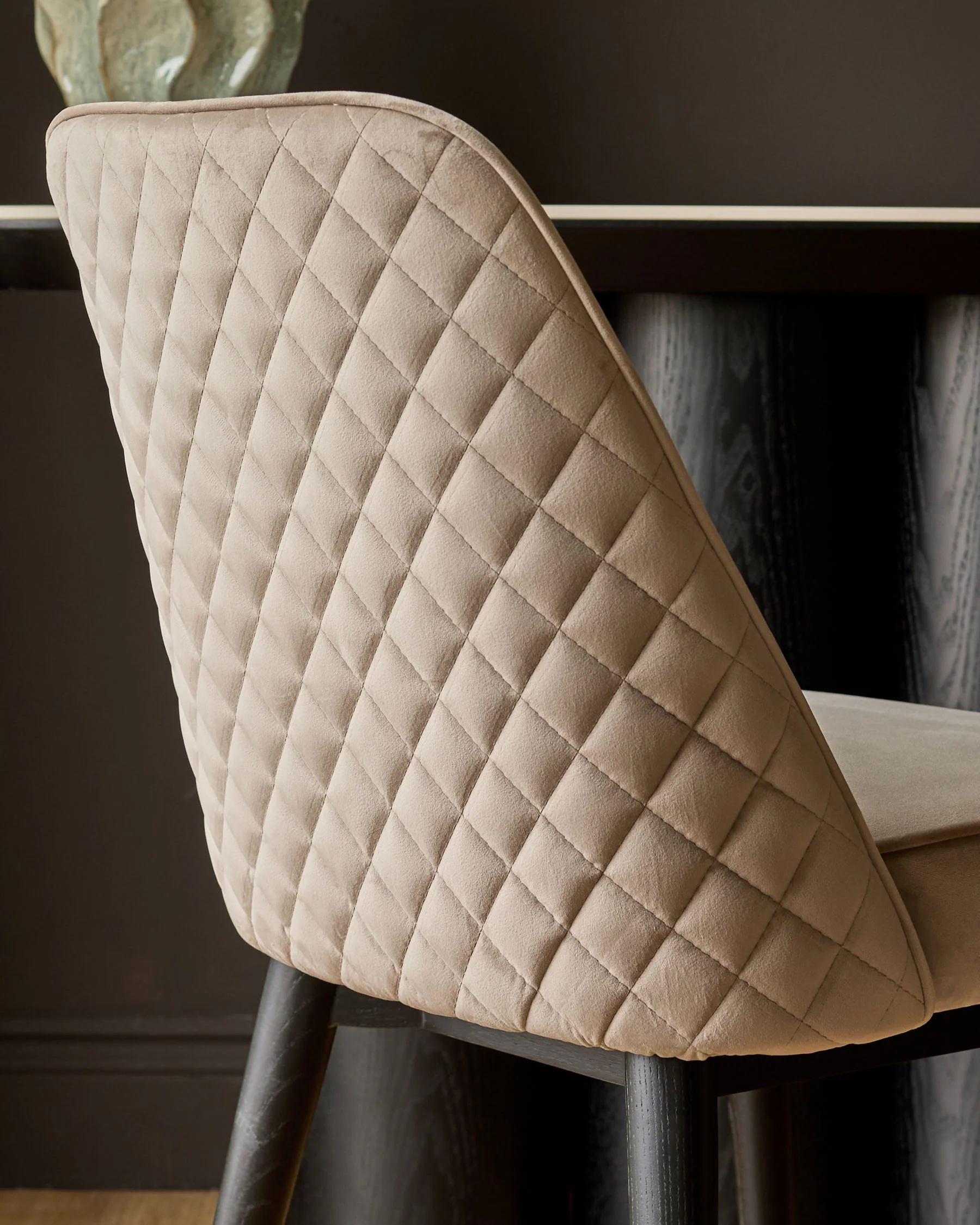 Mae Champagne Velvet Dining Chair - Image 5