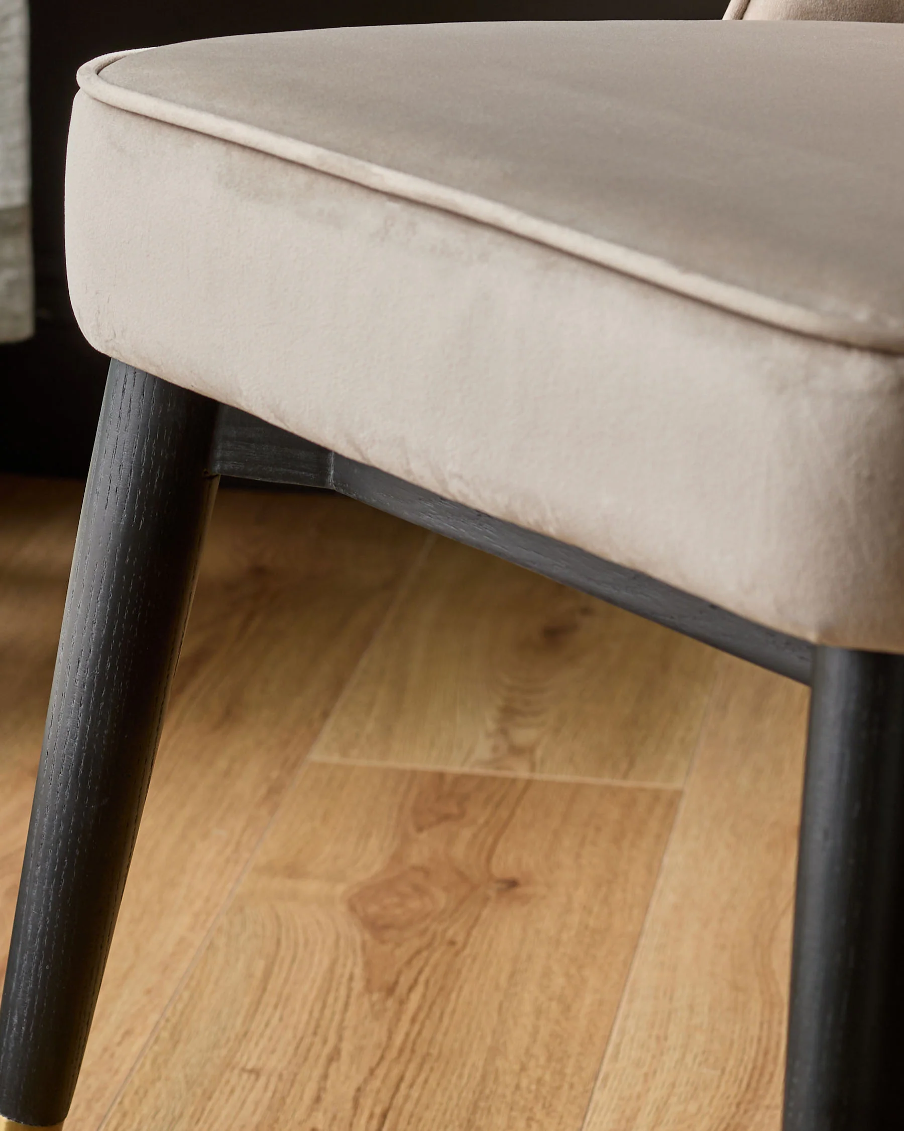Mae Champagne Velvet Dining Chair - Image 6