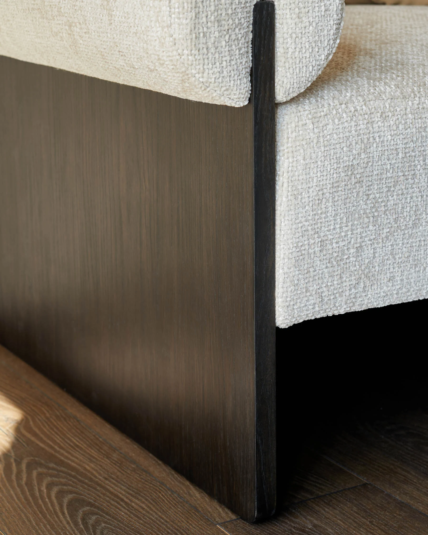 Maeve natural fabric day bed bench - Image 8