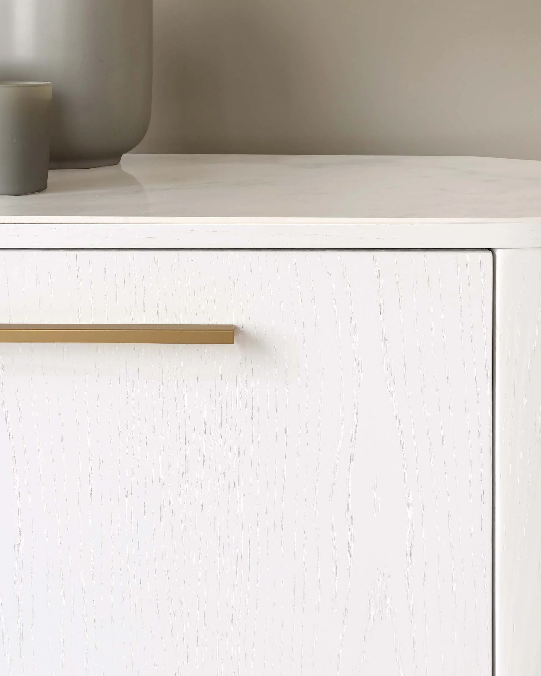 Manhattan White Oak and Marbled Ceramic Large Sideboard - Image 8