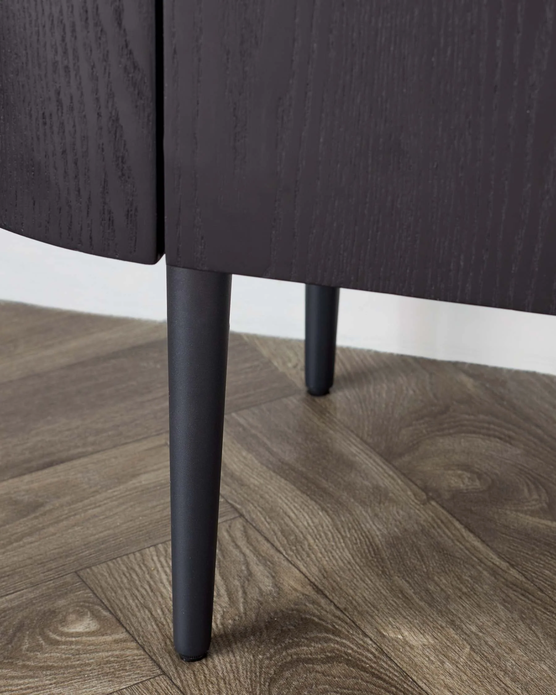 Manhattan Black Ash and Marble Ceramic Small Sideboard - Image 5