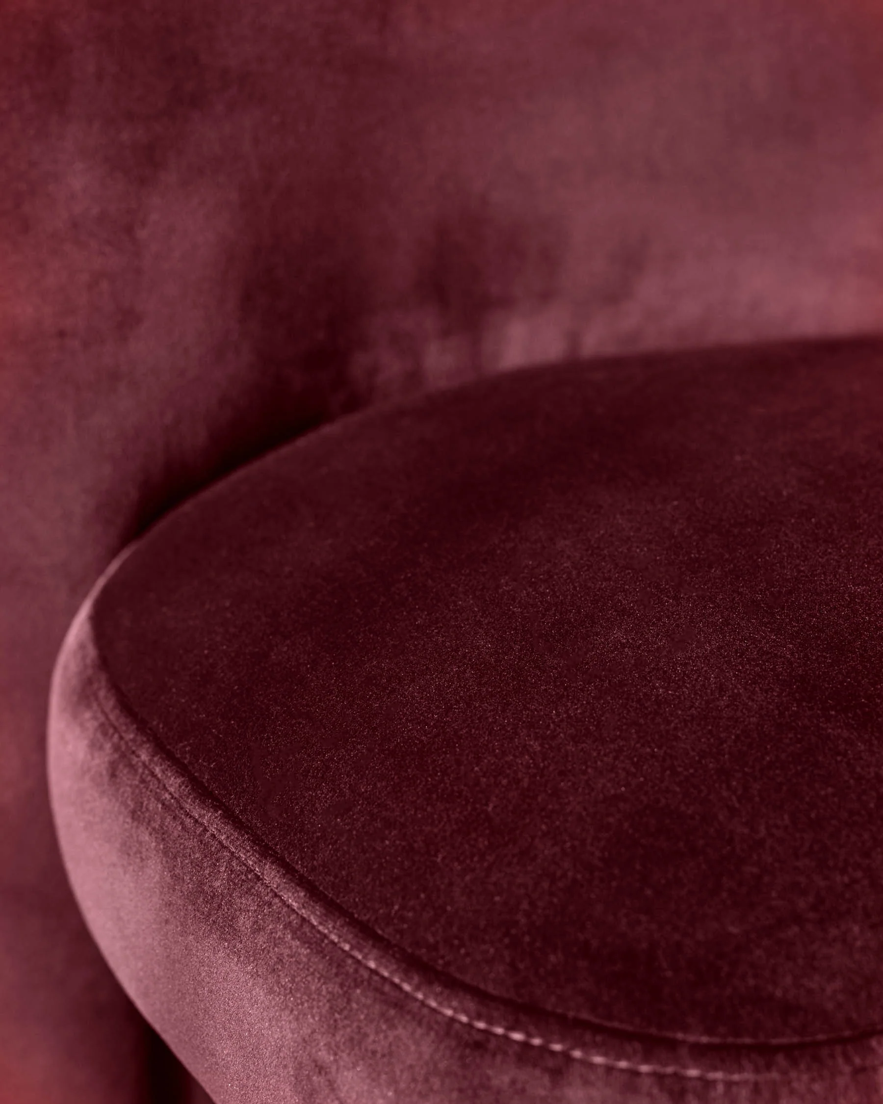 Mason plum velvet dining chair - Image 8