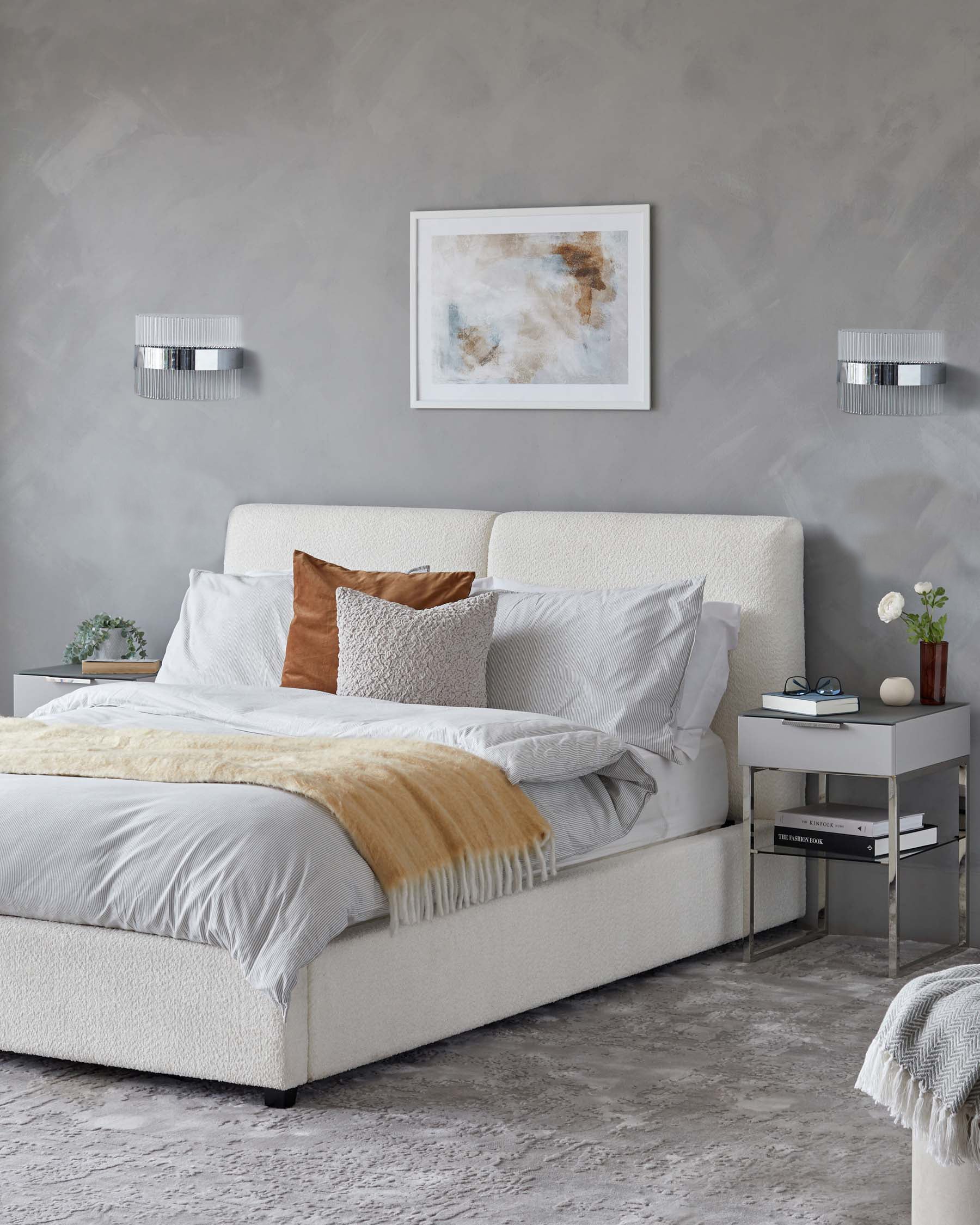 Mila Chrome Half Halo Wall Light - Image 4