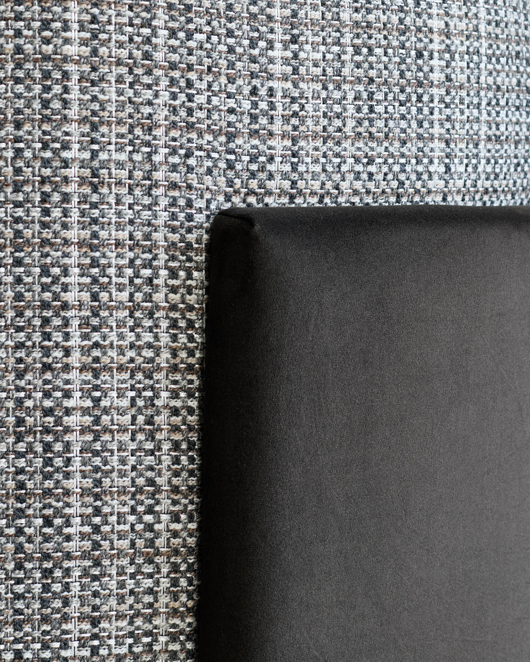 Miles dark chocolate mixed material occasional chair - Image 11