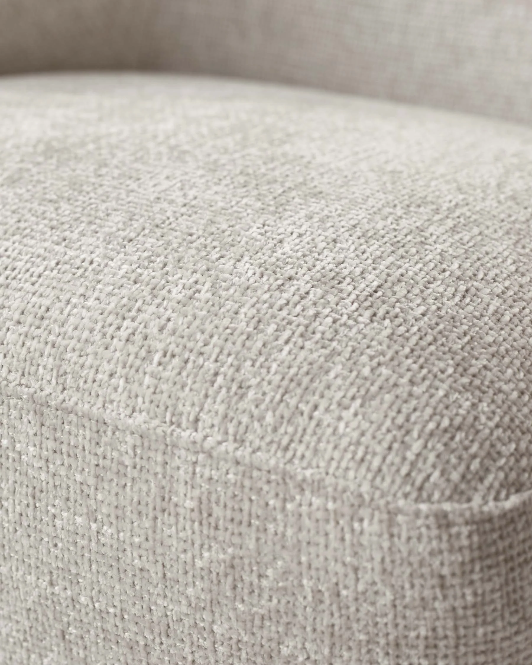 Natalia natural chunky weave swivel accent chair - Image 7