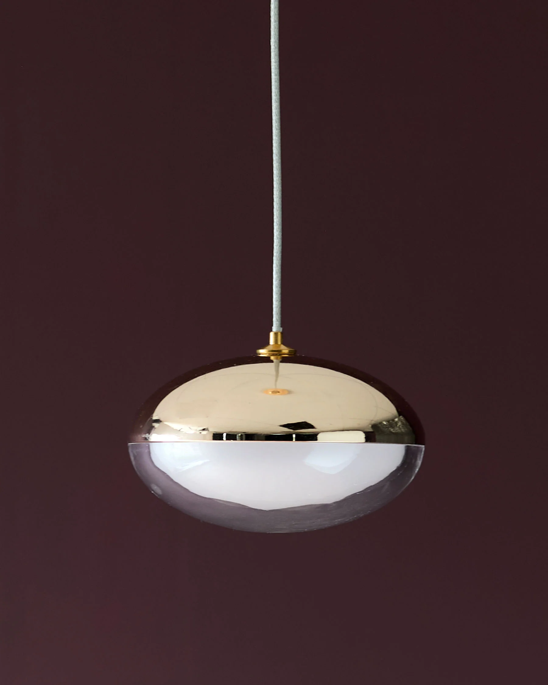 Nina soft gold with clear glass LED adjustable single pendant light