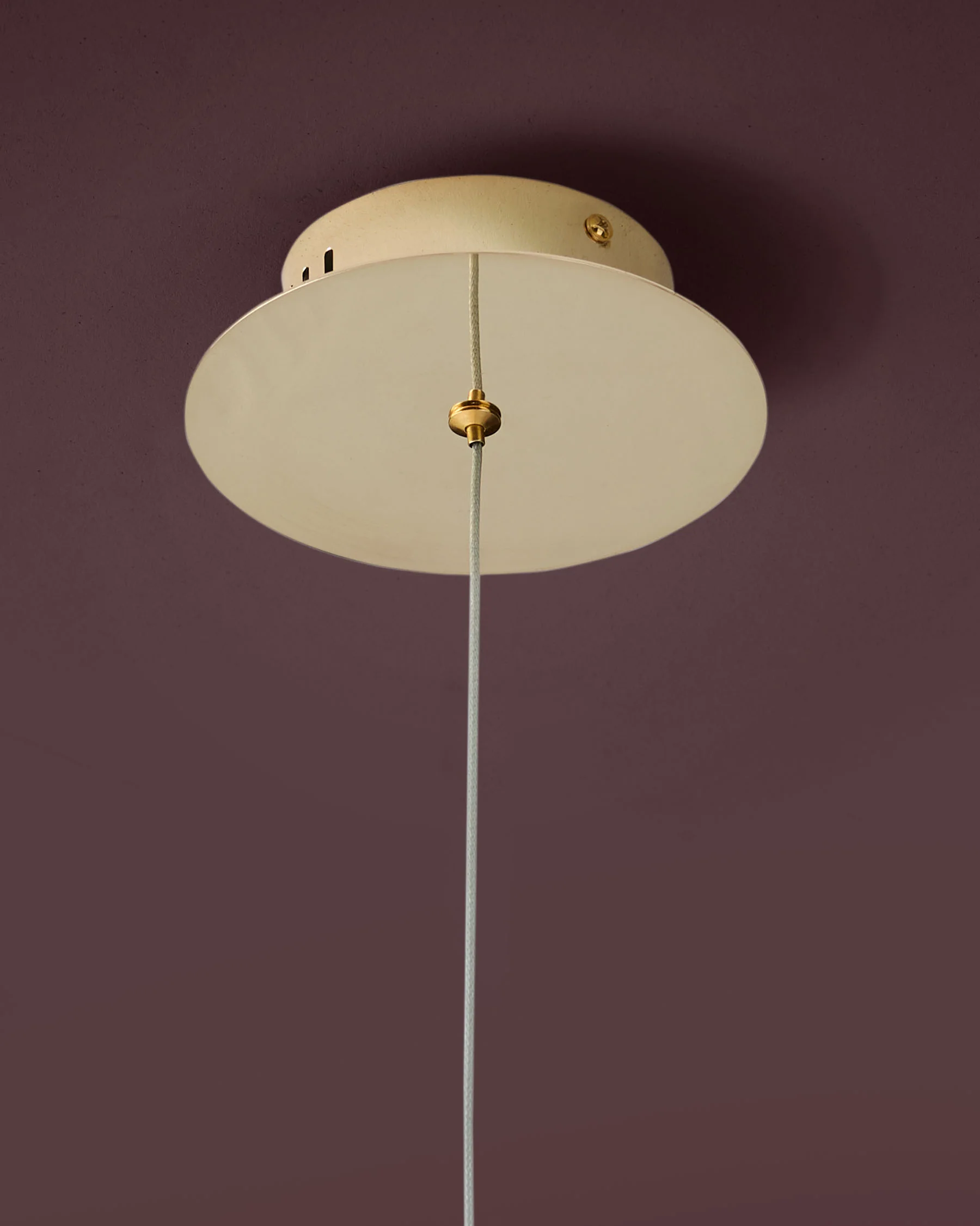 Nina soft gold with clear glass LED adjustable single pendant light - Image 5