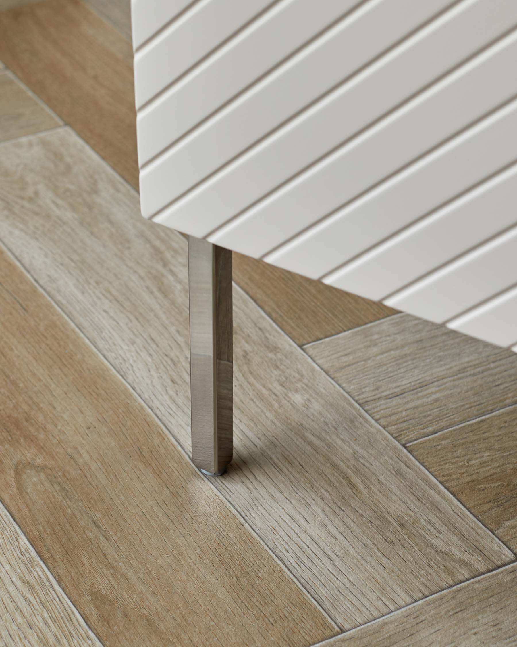 Noah stone 2 drawer bedside table - Image 8