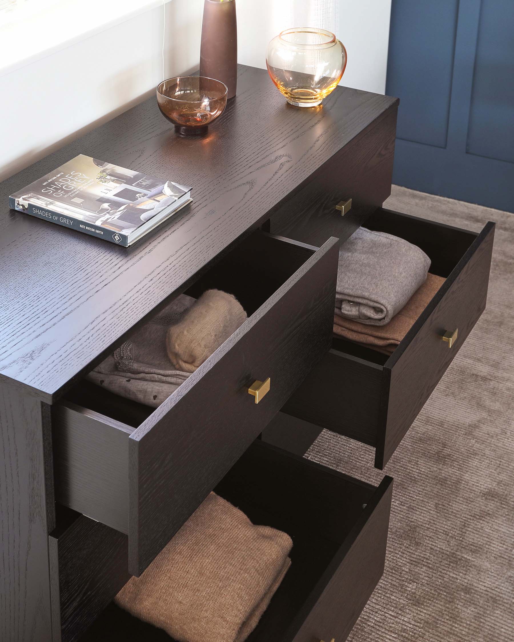 Odele Black Ash Chest Of Drawers - Image 3