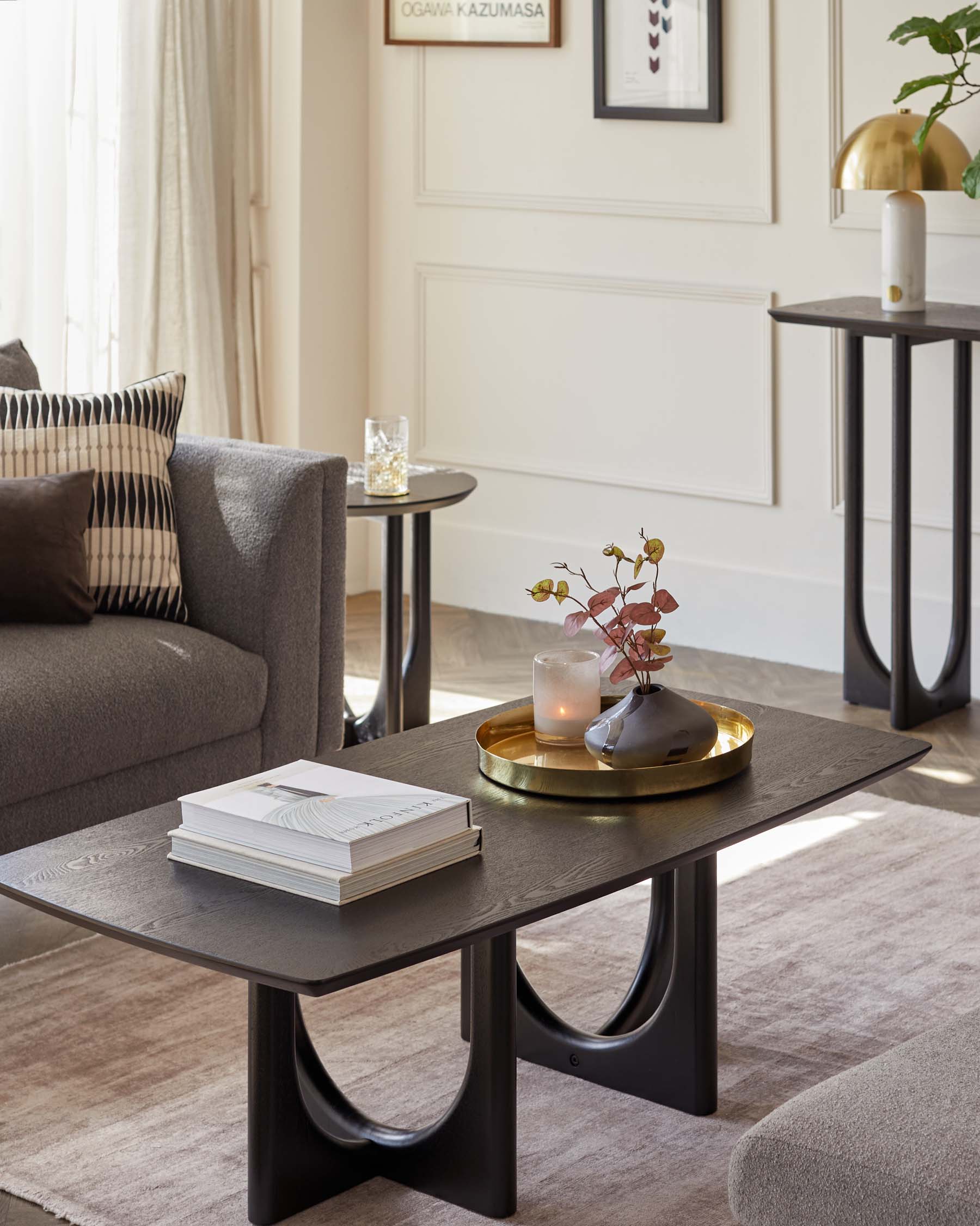 Orlan Coffee Table Black Ash - Image 4