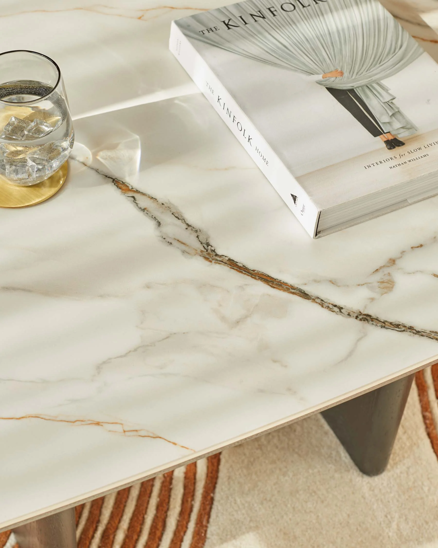 Orlan natural ceramic coffee table - Image 3