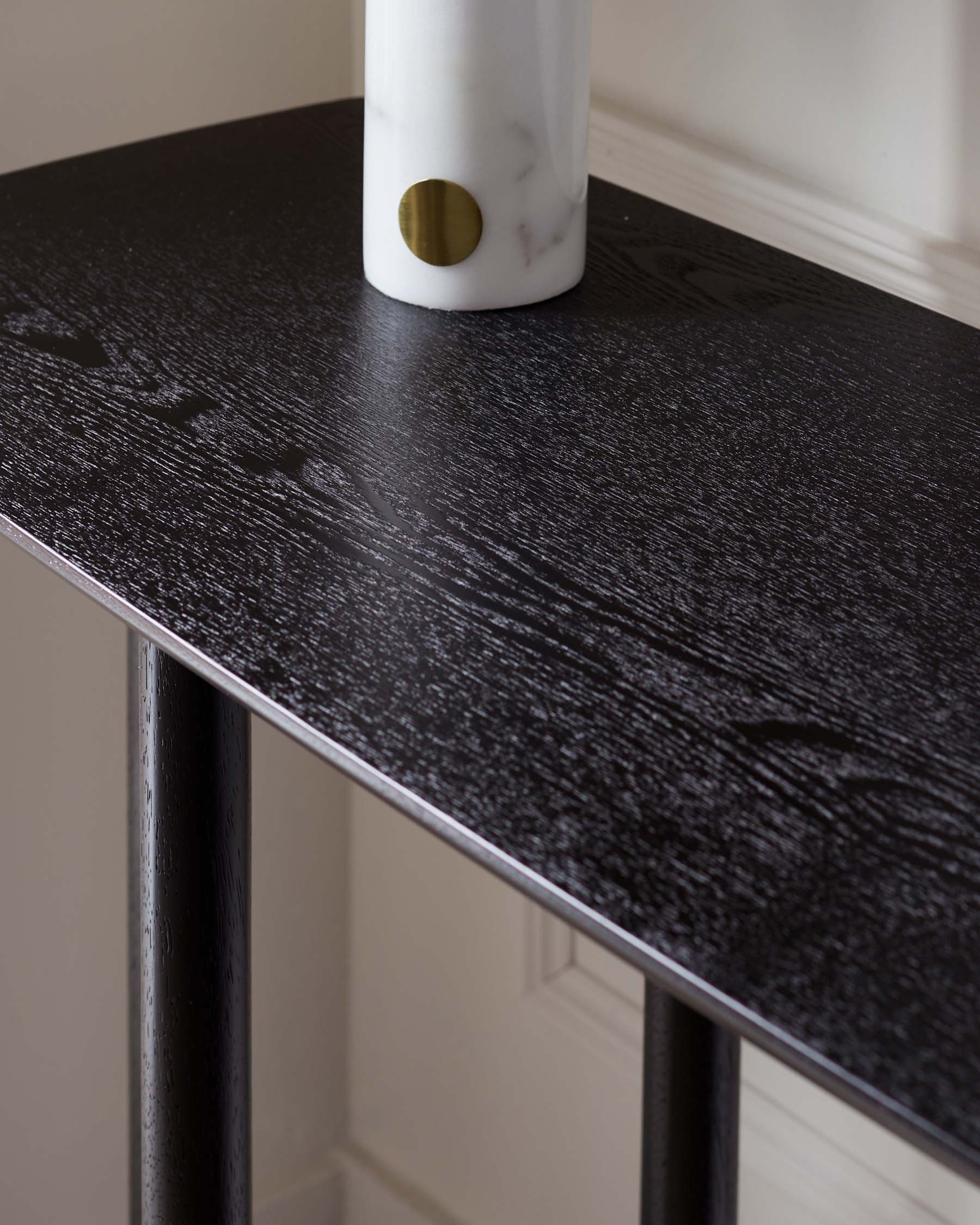Orlan Console Table Black Ash - Image 4