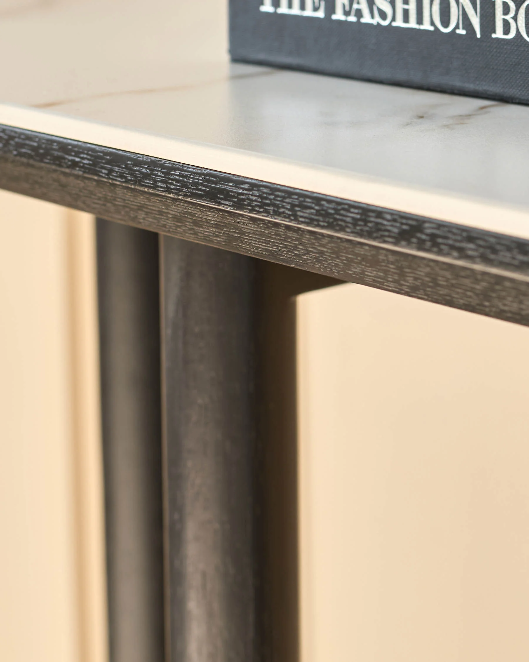 Orlan natural ceramic console table - Image 4